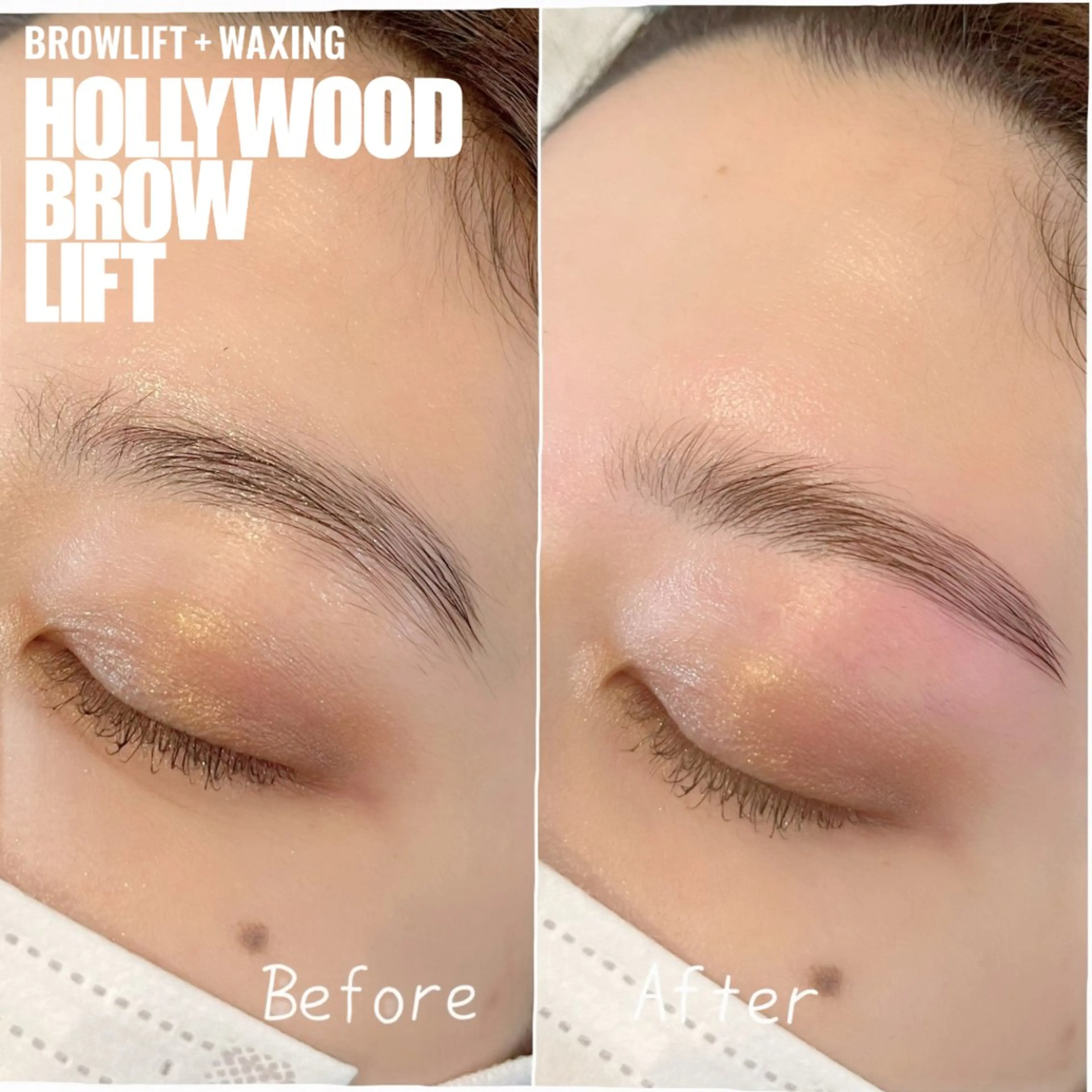 アイブロウ ハリウッドブロウリフト 眉毛ワックス脱毛 ワックス脱毛 その他(アイブロウ) yc.hacci 【ハーブピーリング】の眉毛・アイブロウイメージ