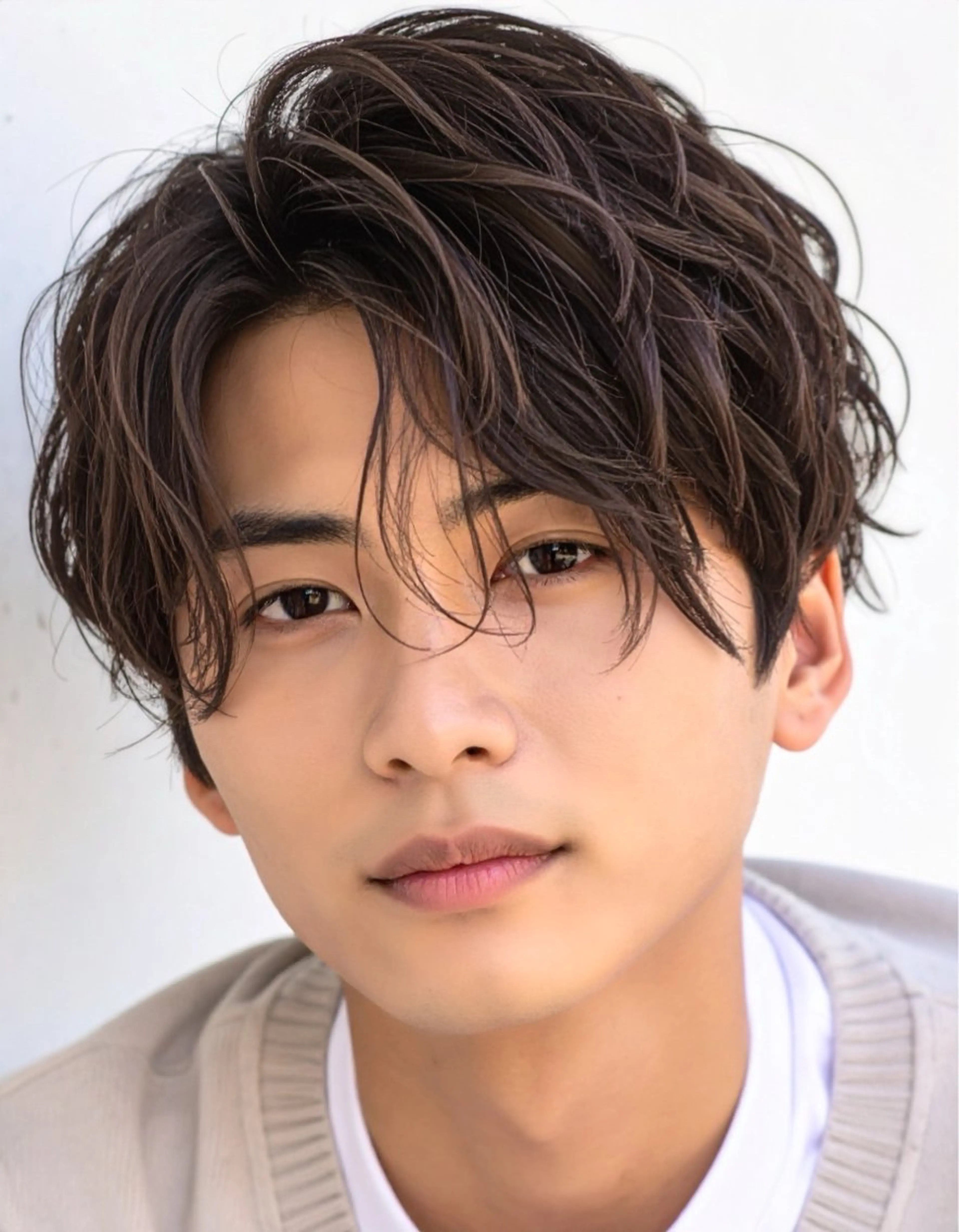 ショート パーマ メンズ カット ヘアカラー トリートメント men’s SUNのヘアスタイル