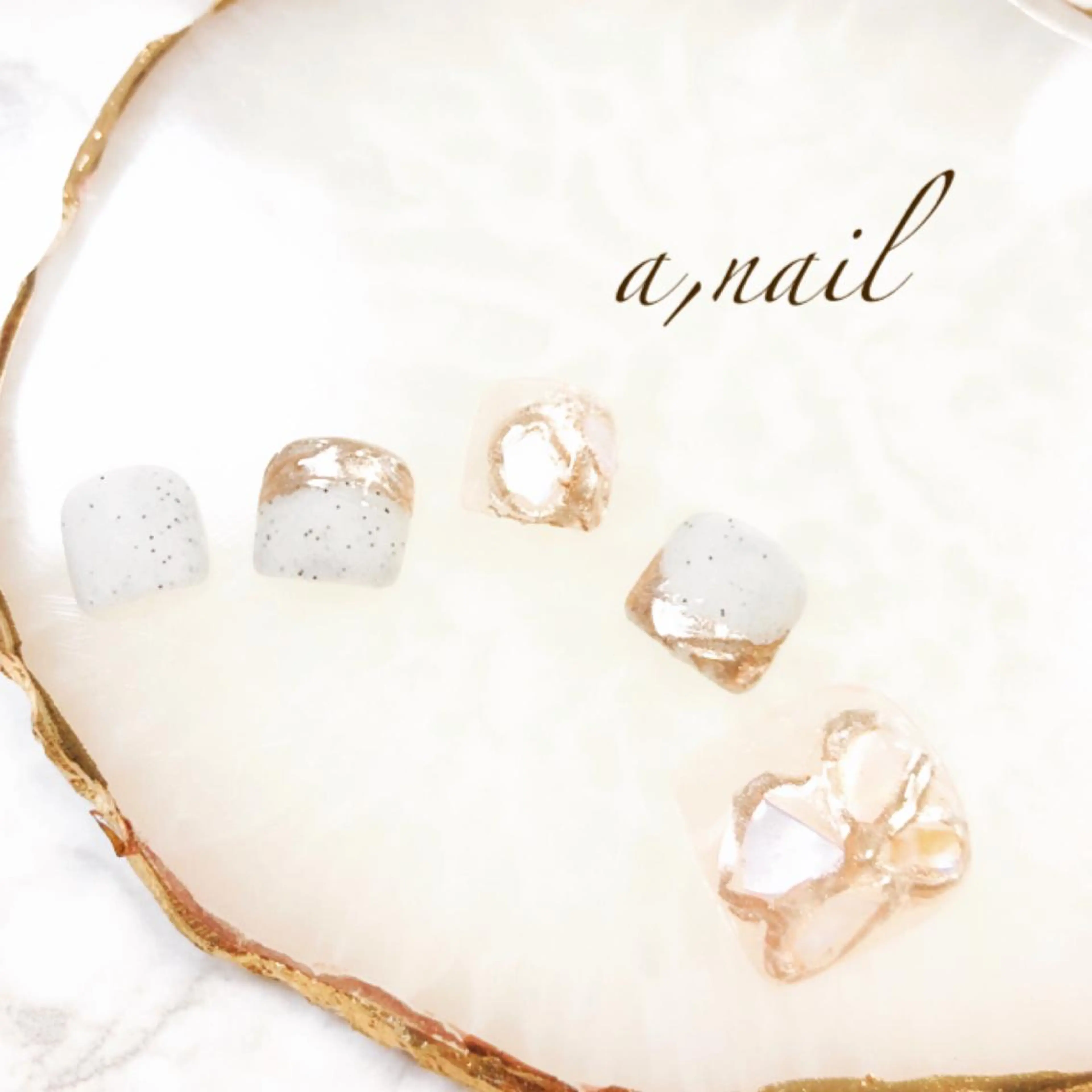 ネイル フットネイル ジェルネイル グラデーション マットネイル ミラーネイル フットネイル ネイルサロン エーネイルのネイルデザイン