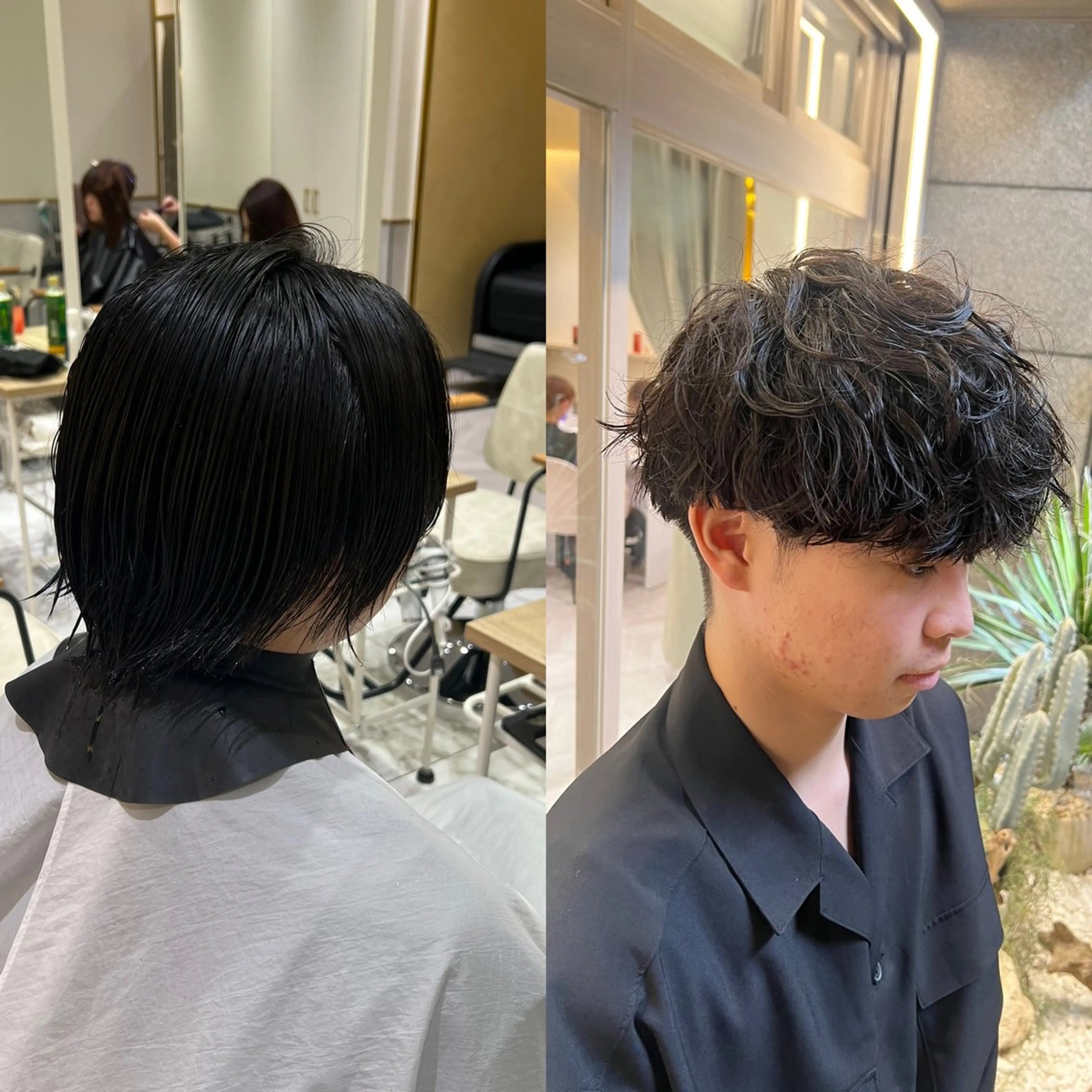 ミディアム 酸性ストレート 🇰🇷しゅうのヘアスタイル