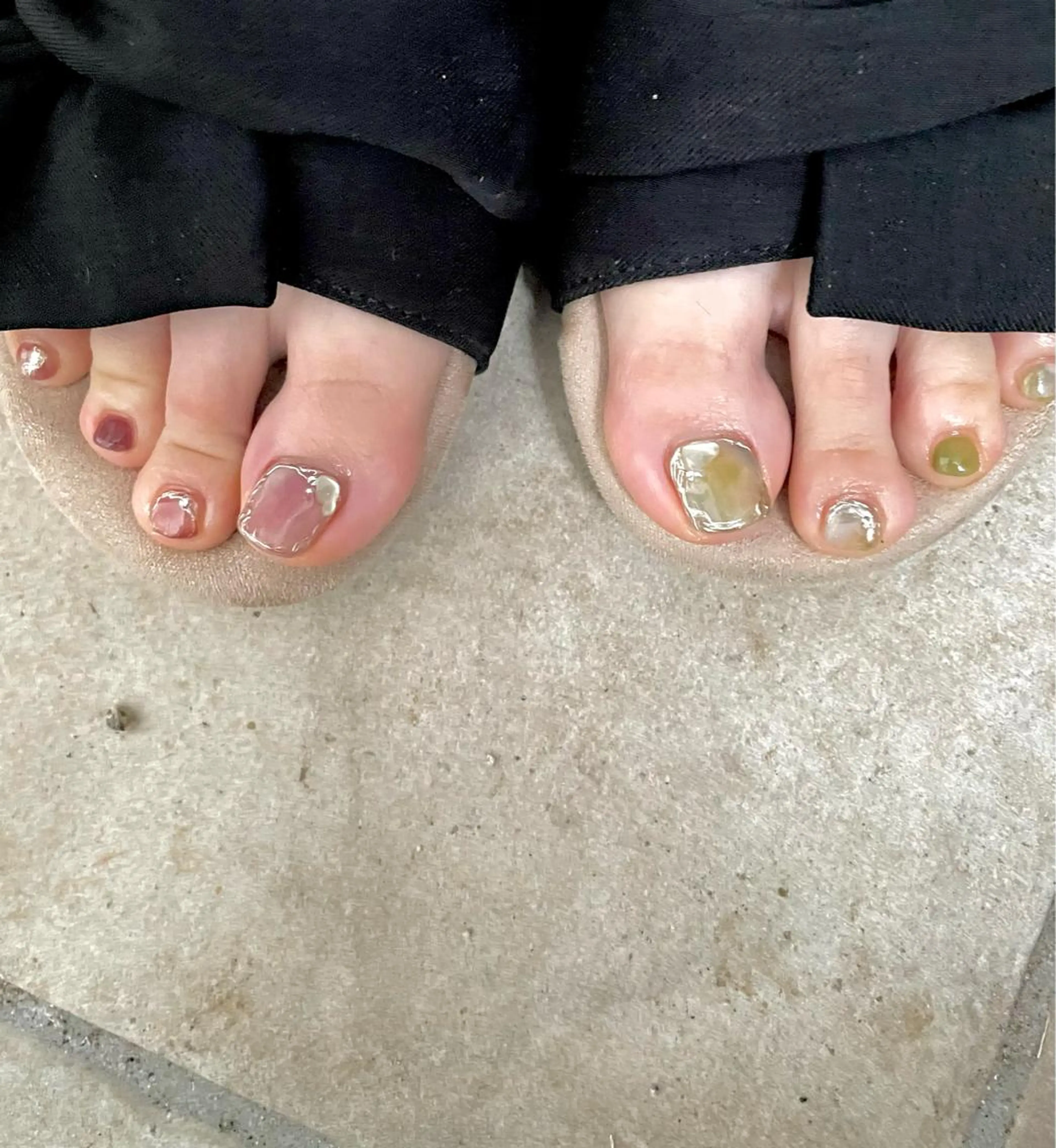 ネイル 甲府市徳行 🧸prunelleのネイルデザイン