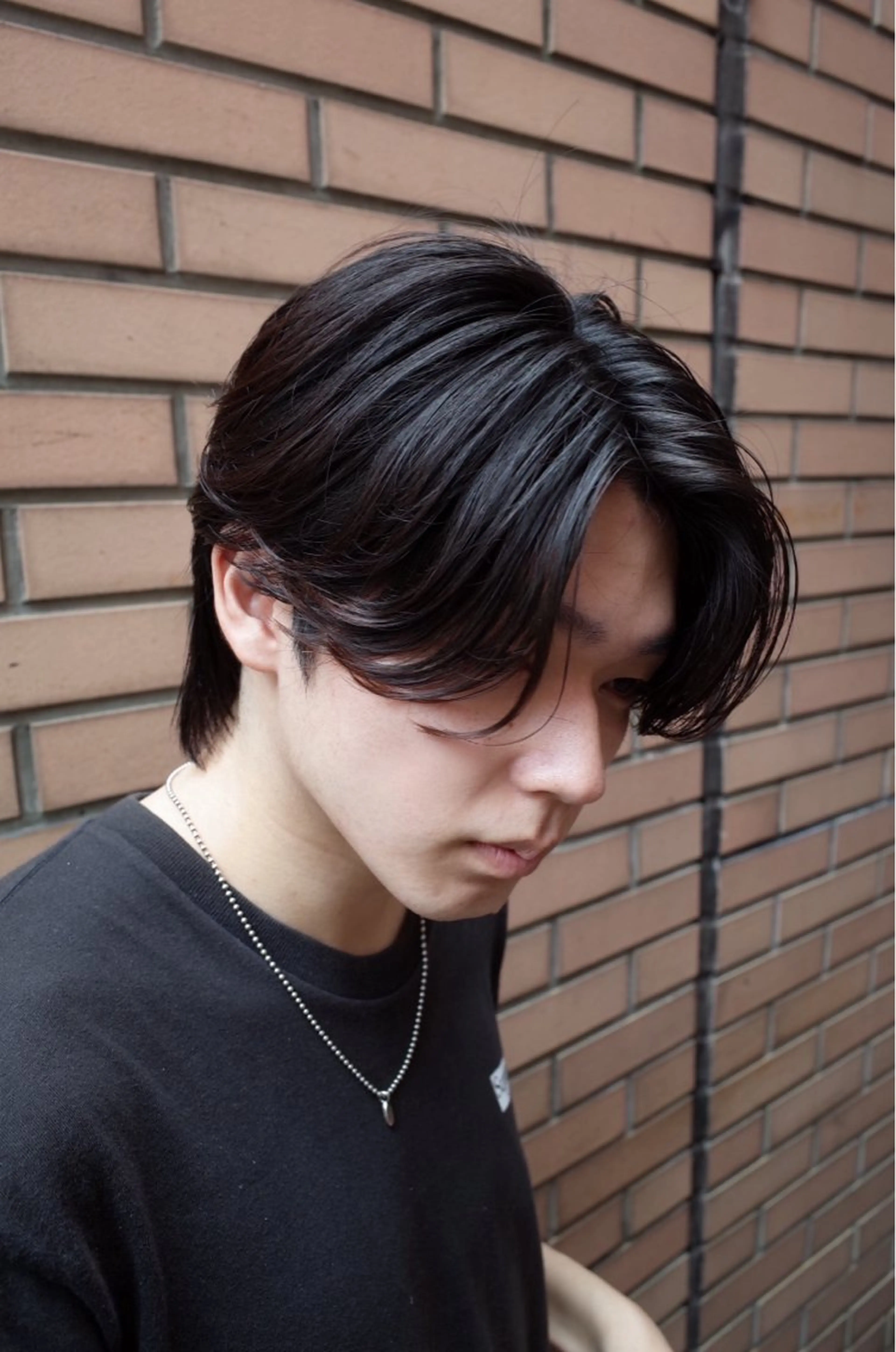 ミディアム メンズ 縮毛矯正 福井 太暉のヘアスタイル