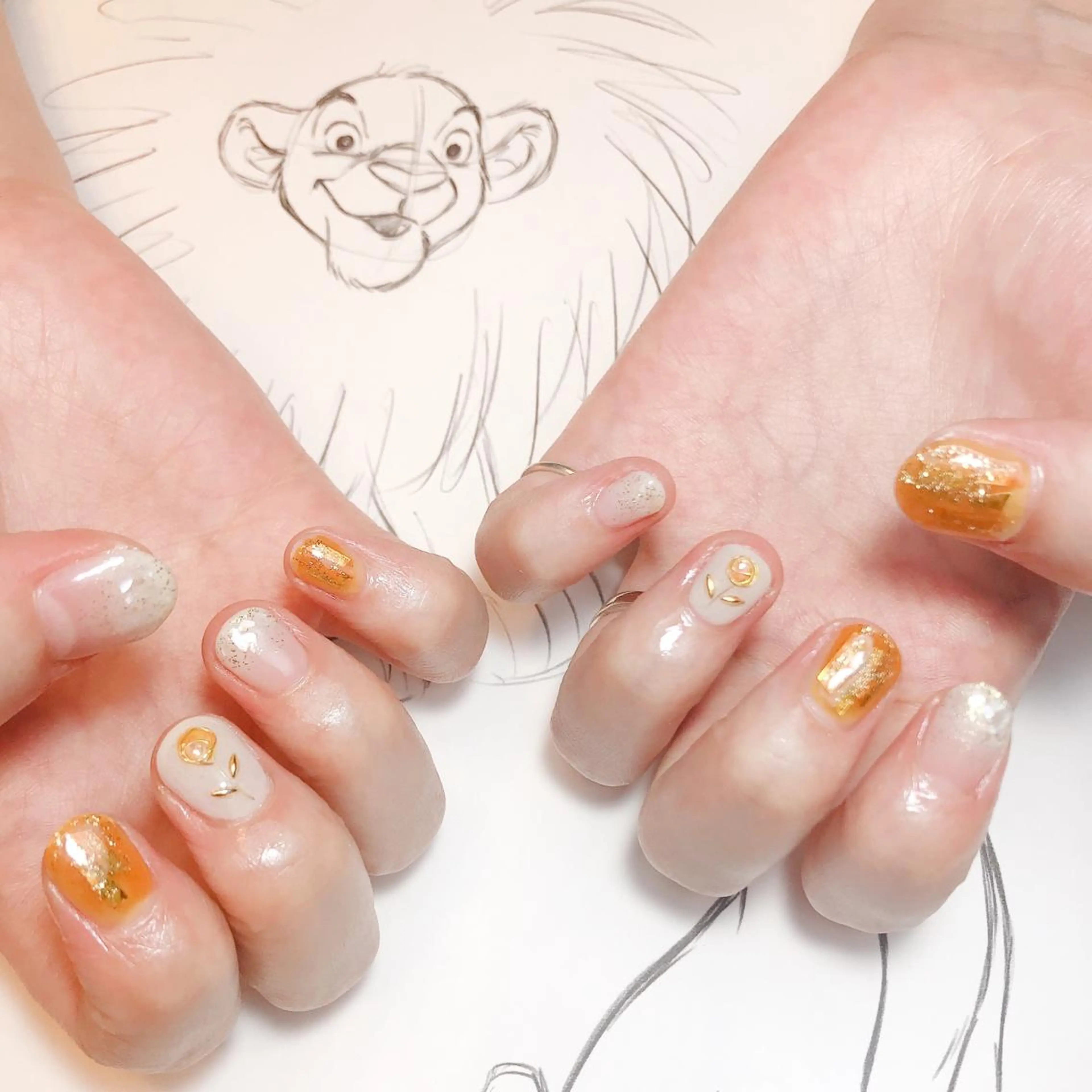 ネイル フラワーネイル ニュアンスネイル owlnail /持込みデザイン専門のネイルデザイン