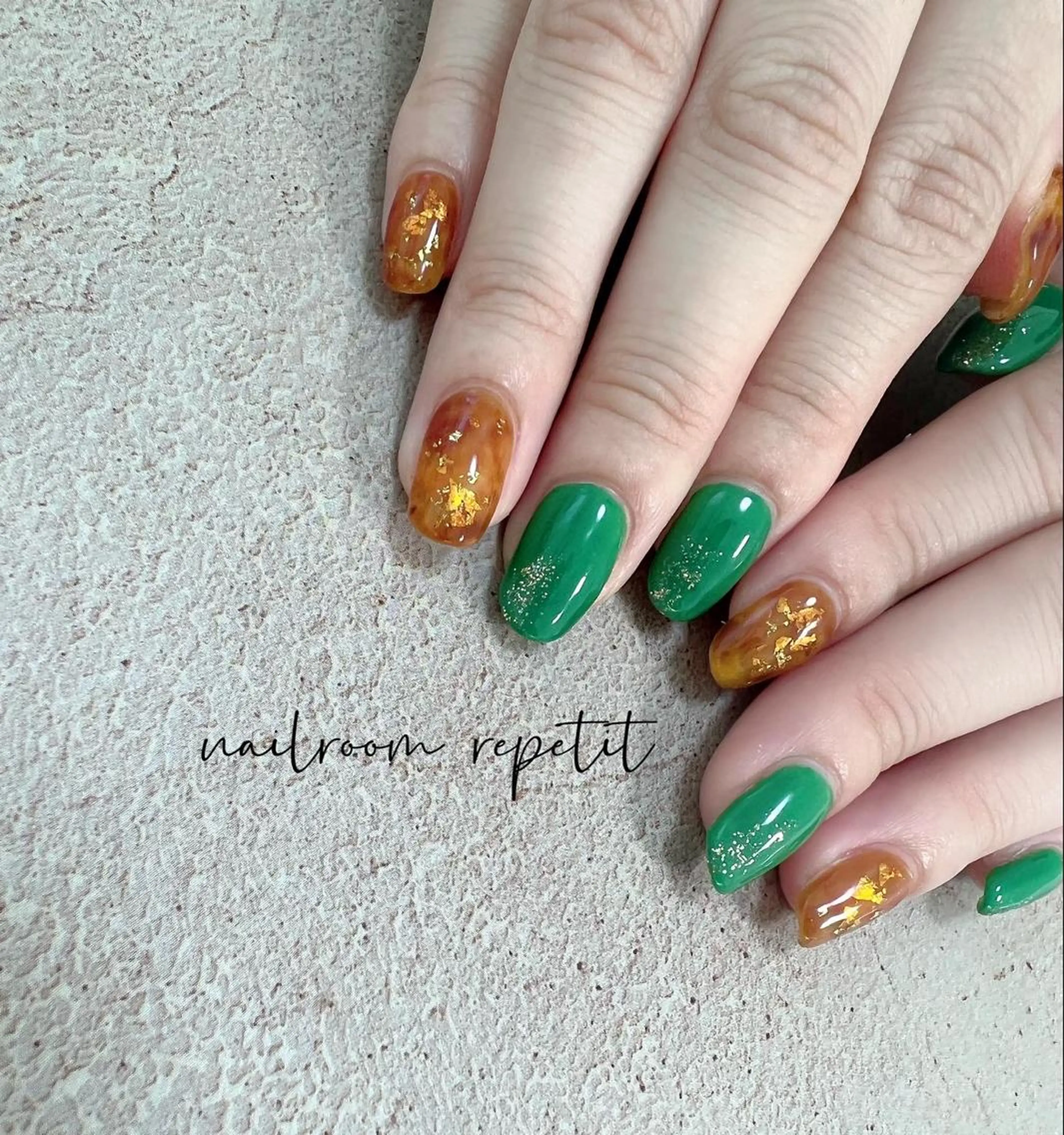 ネイル べっ甲ネイル フラワーネイル マグネットネイル ニュアンスネイル ネイルルームリプティ naoのネイルデザイン