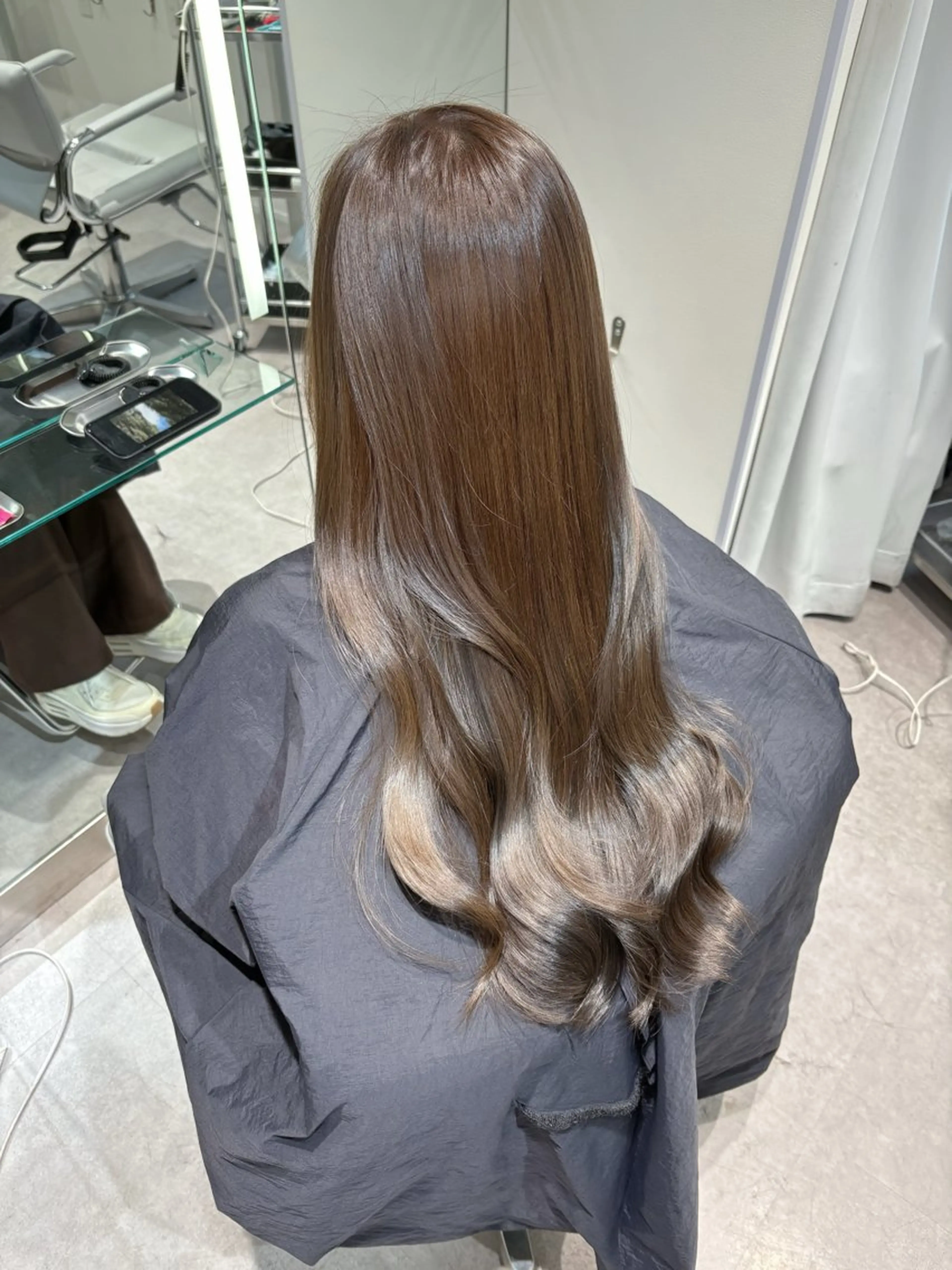 ロング カラー 梅田/ 似合わせ/aikoのヘアスタイル