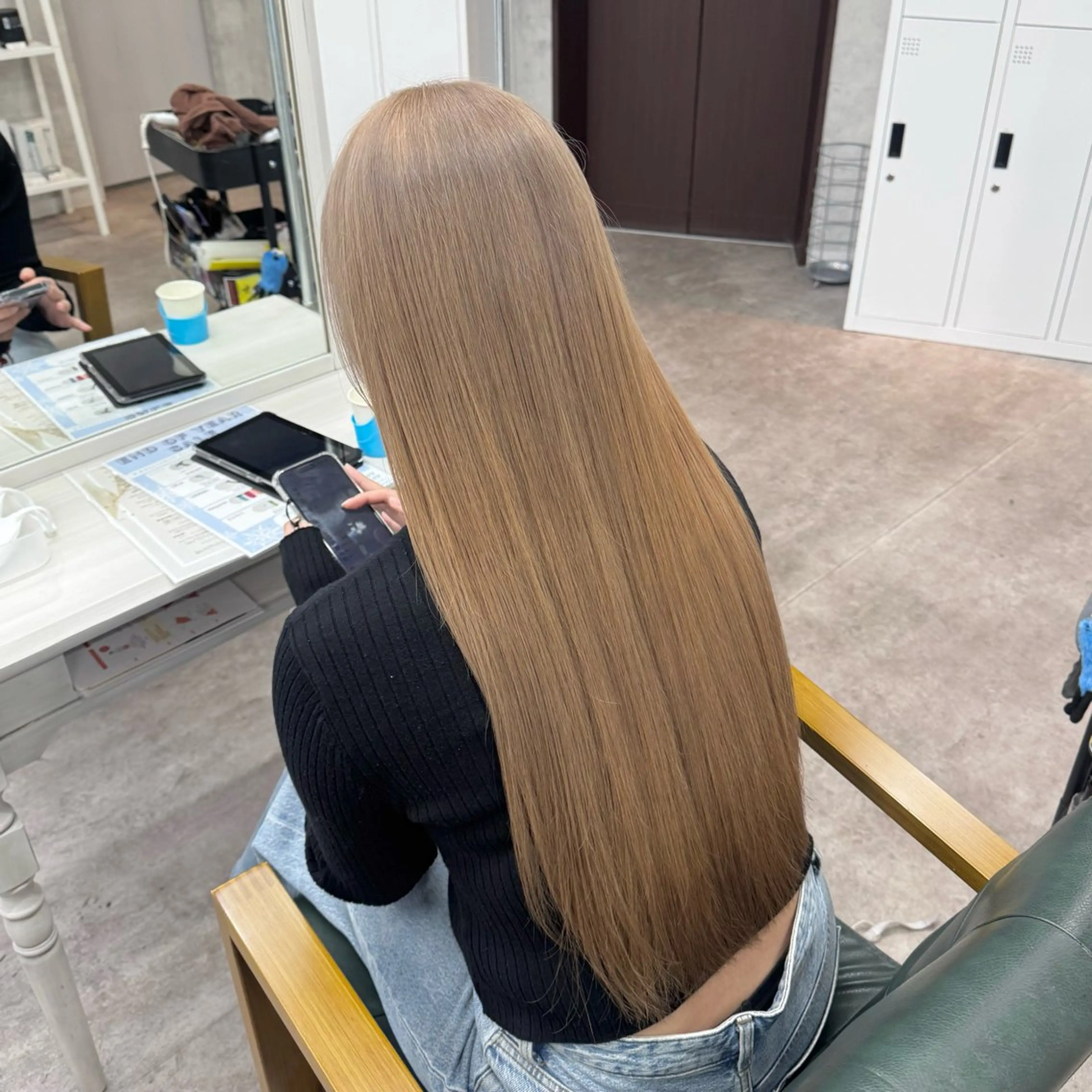 ロング カラー JUNSHIN🦋 ヘアセット／カラーのヘアスタイル