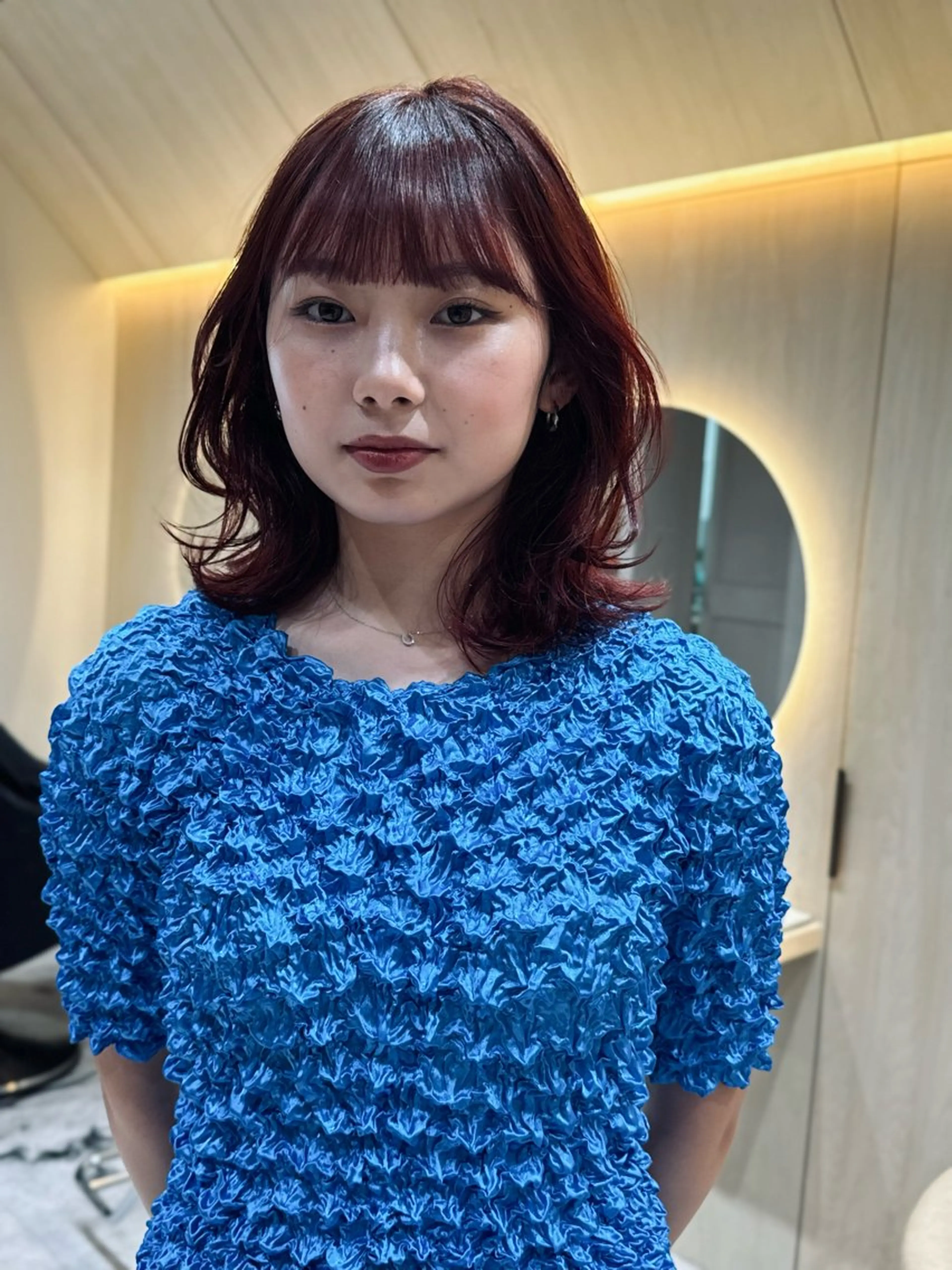 ミディアム 🩵縮毛矯正・ボブ 岩原朋也🩵のヘアスタイル