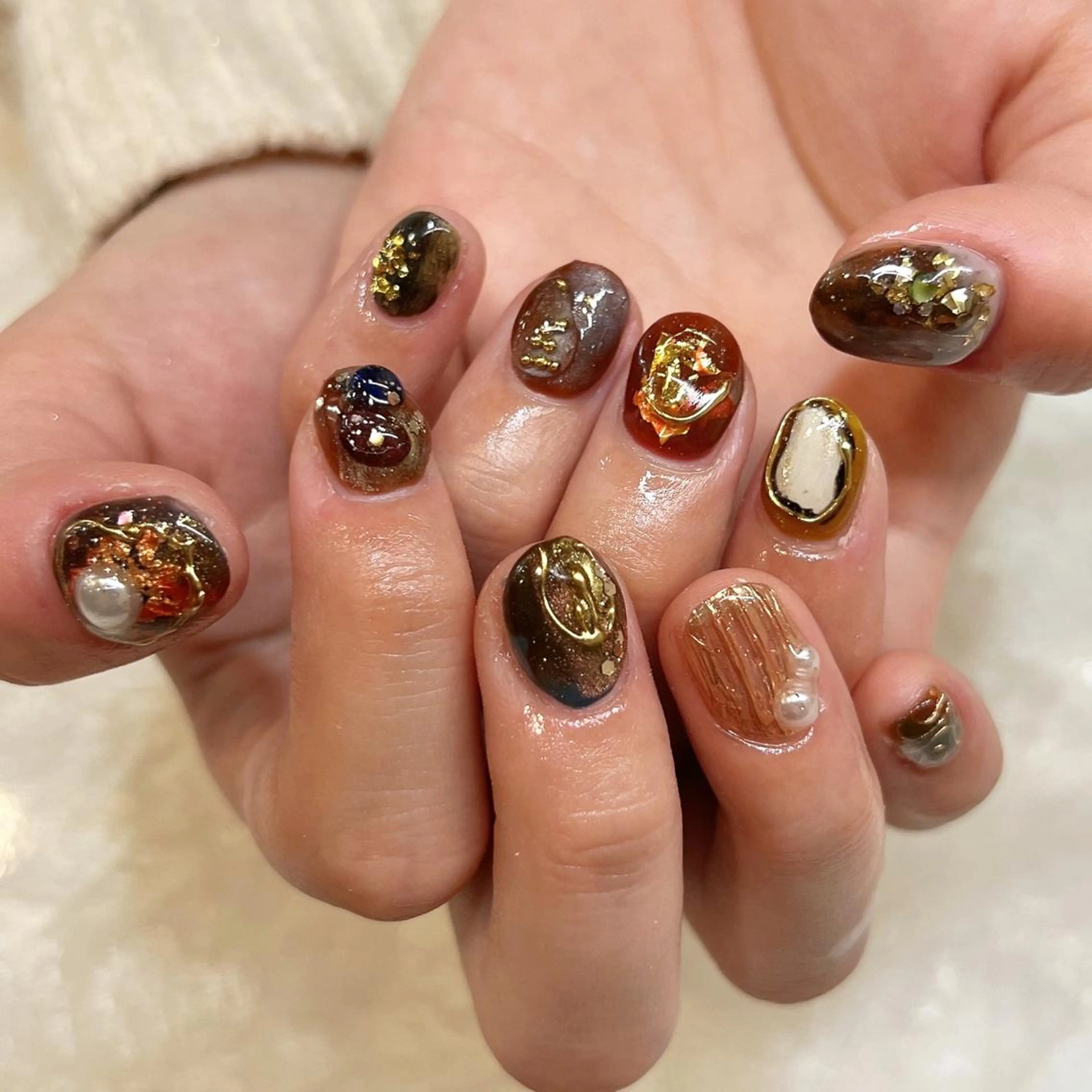 ネイル ニュアンスネイル nailist yuiのネイルデザイン