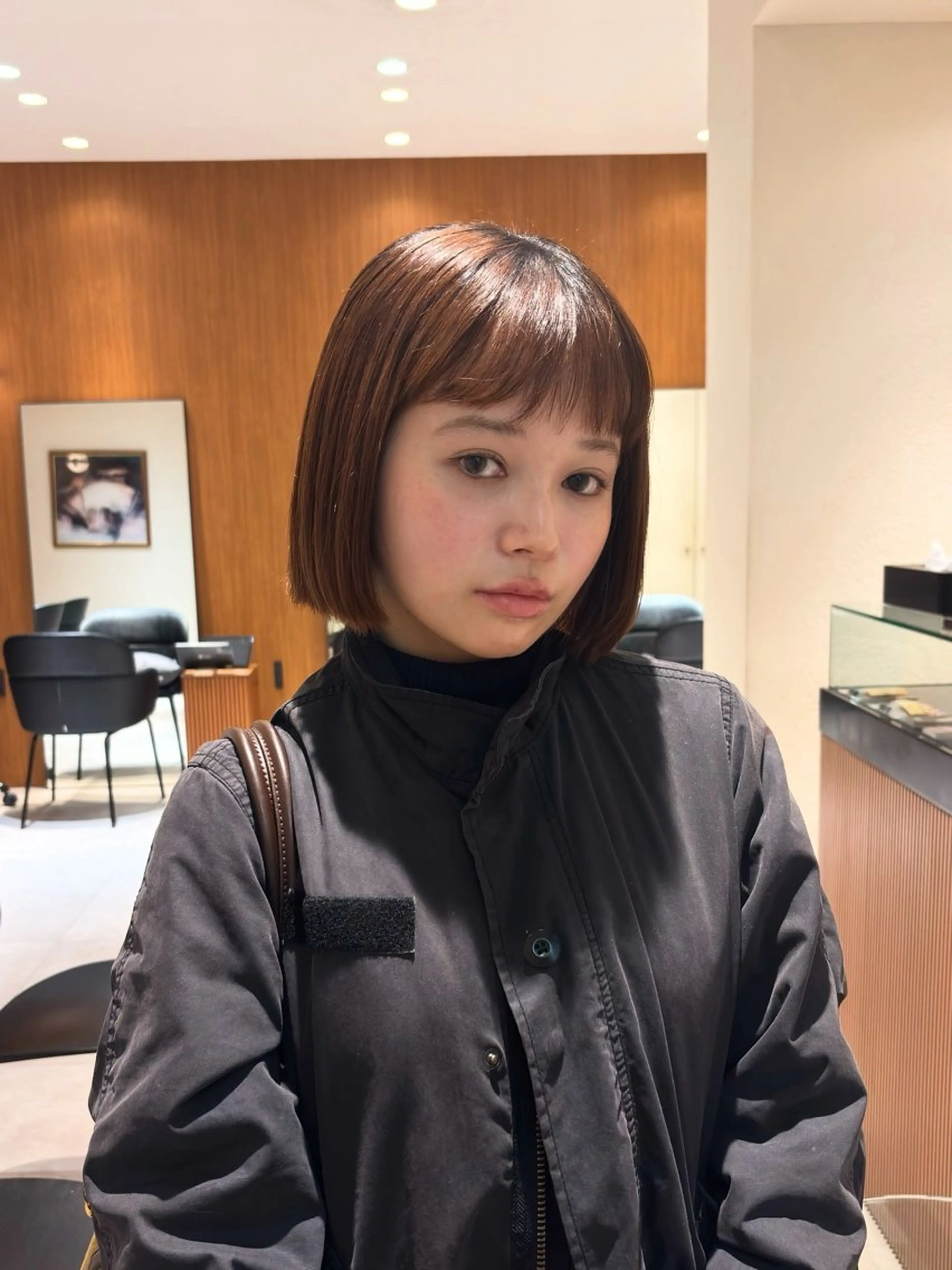 ショート パーマ 縮毛矯正 酸性ストレート/ yukinaのヘアスタイル