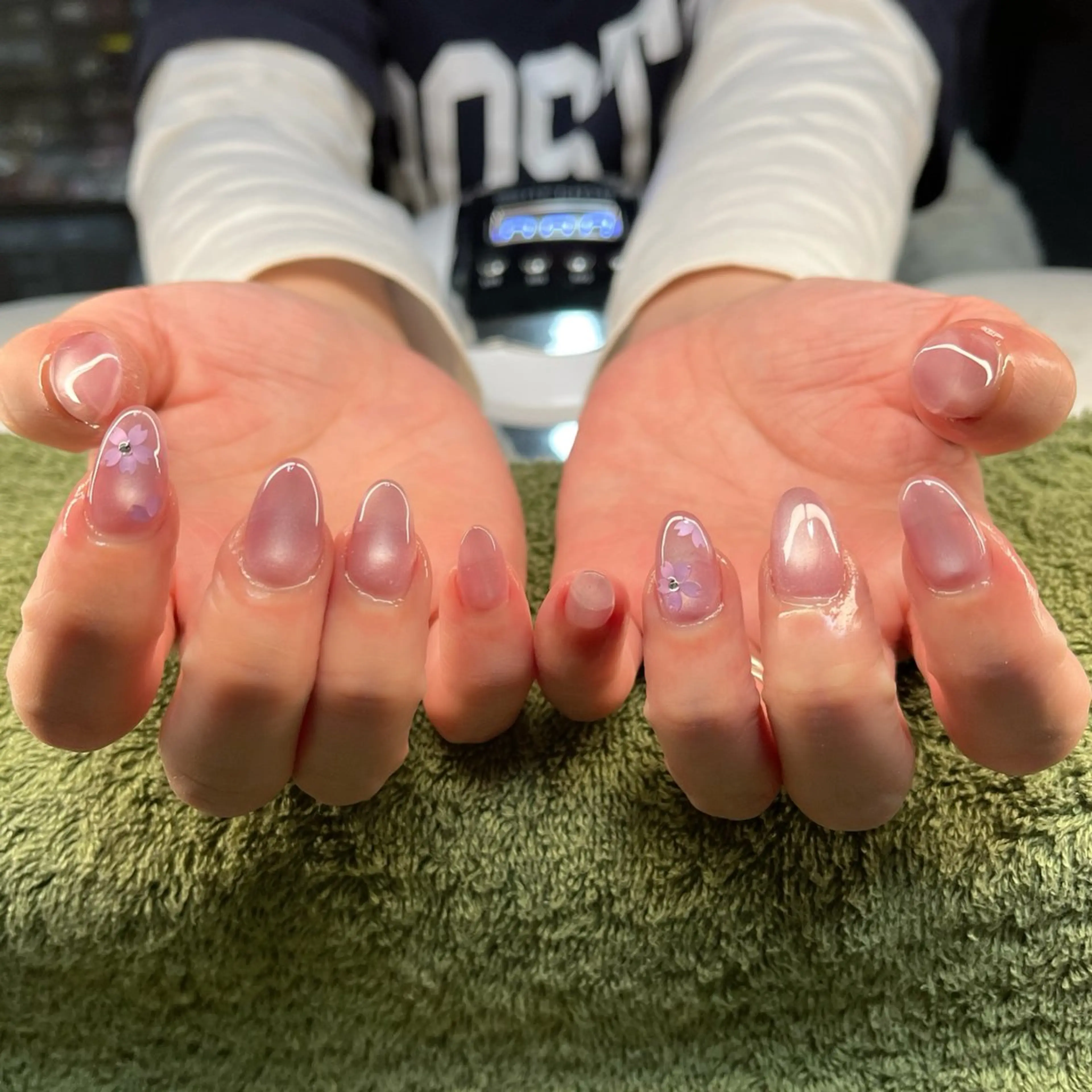 ネイル 長さ出し ハンドネイル フットネイル MHR nailのネイルデザイン