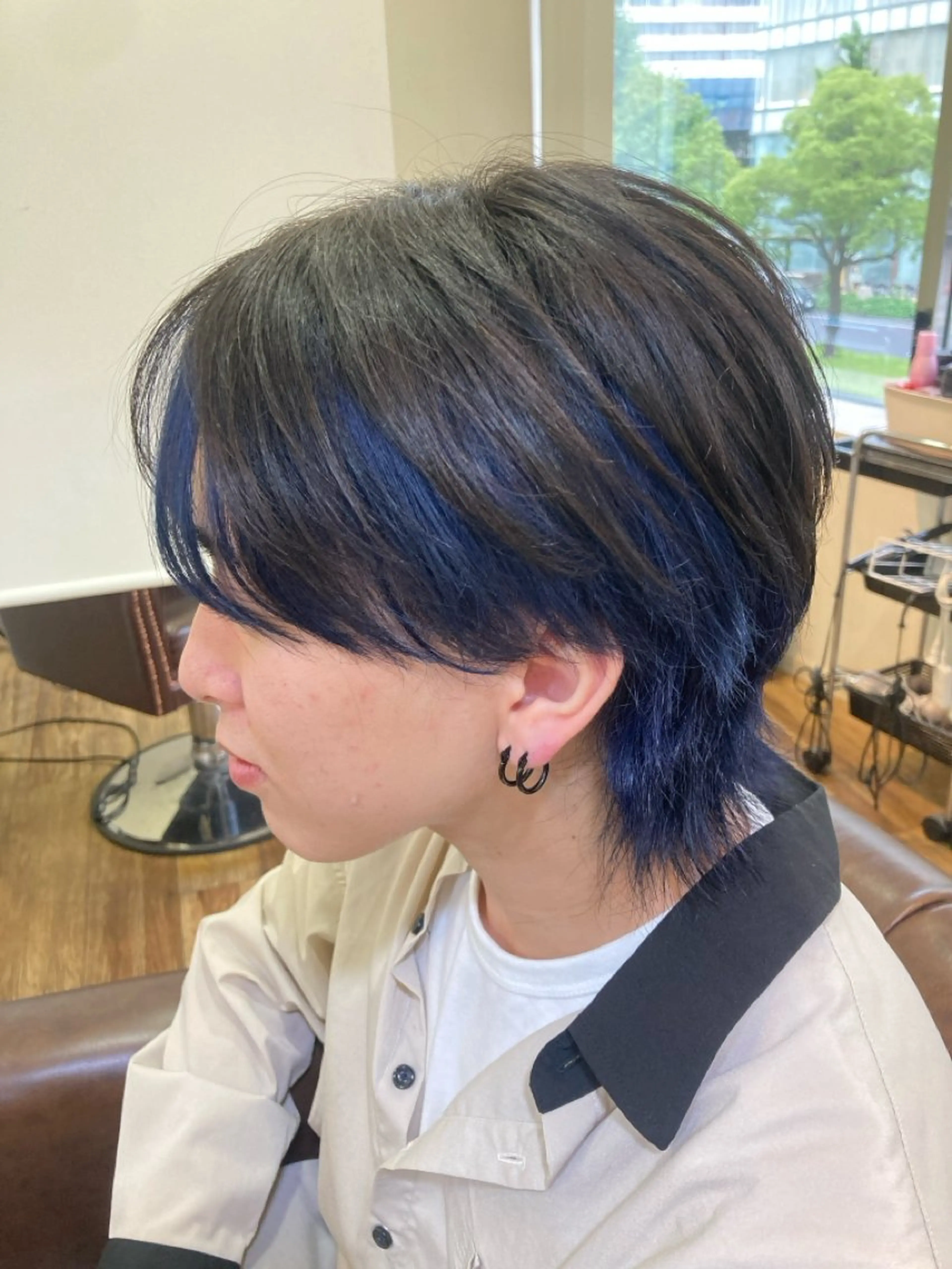 カラー メンズ 藤野 友杏那のヘアスタイル