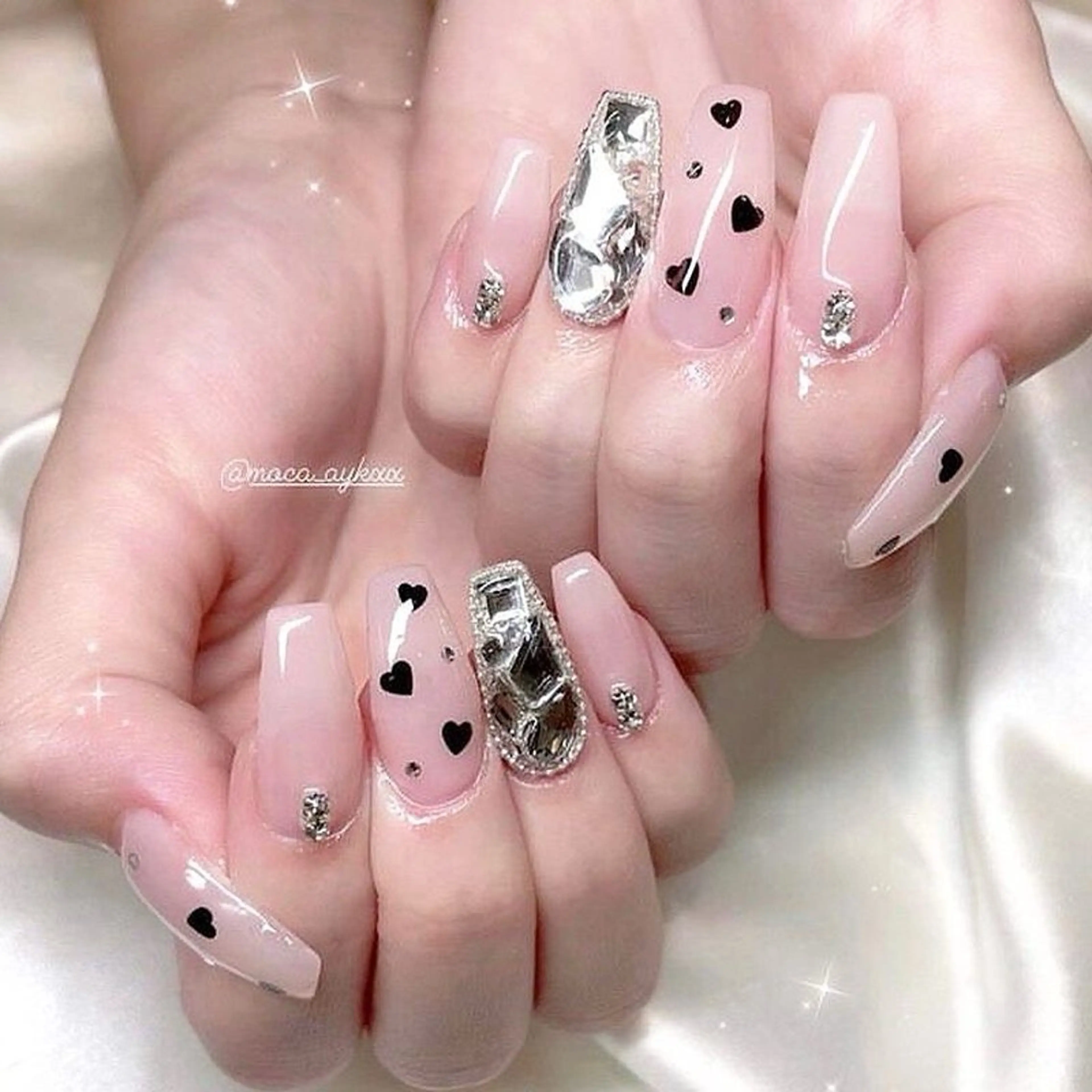 ネイル 長さ出し ハロウィン マグネットネイル ミラーネイル ネイルチップ Lee Nails チップ長さだし専門店のネイルデザイン