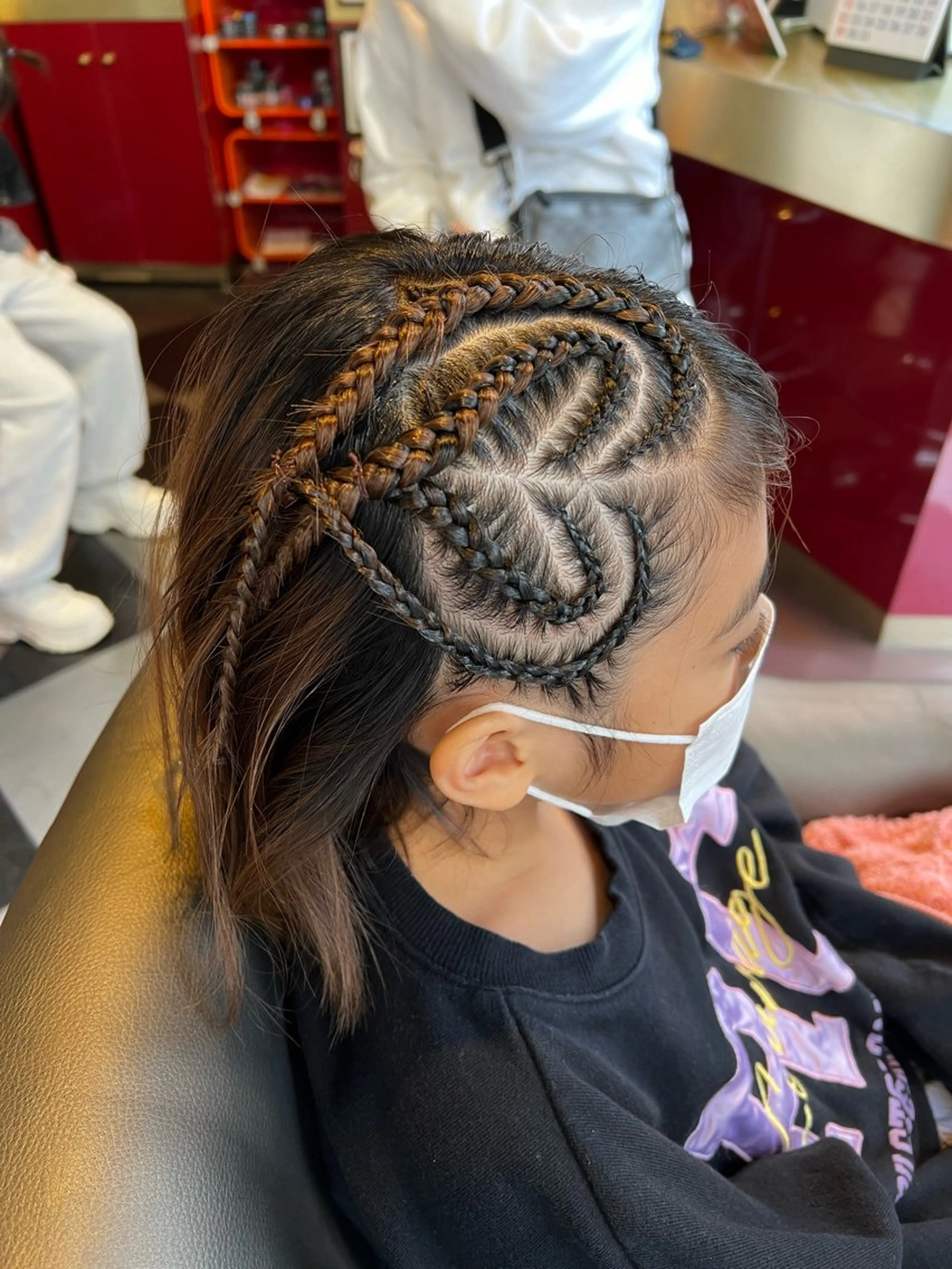 ミディアム キッズ ヘアセット 横浜ロングミディアム レイヤー/ 平林侑馬のヘアスタイル