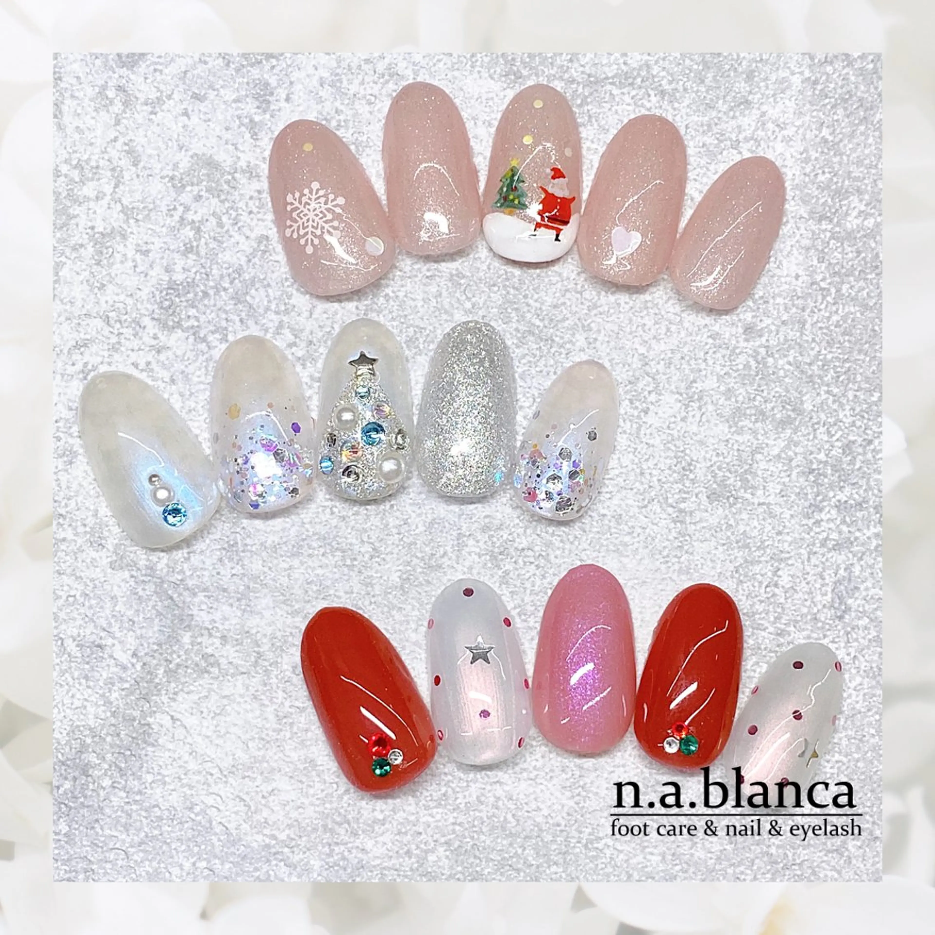 ネイル アートネイル ジェルネイル 冬ネイル クリスマス blanca🌺 mayu(東白楽)の眉毛・アイブロウイメージ