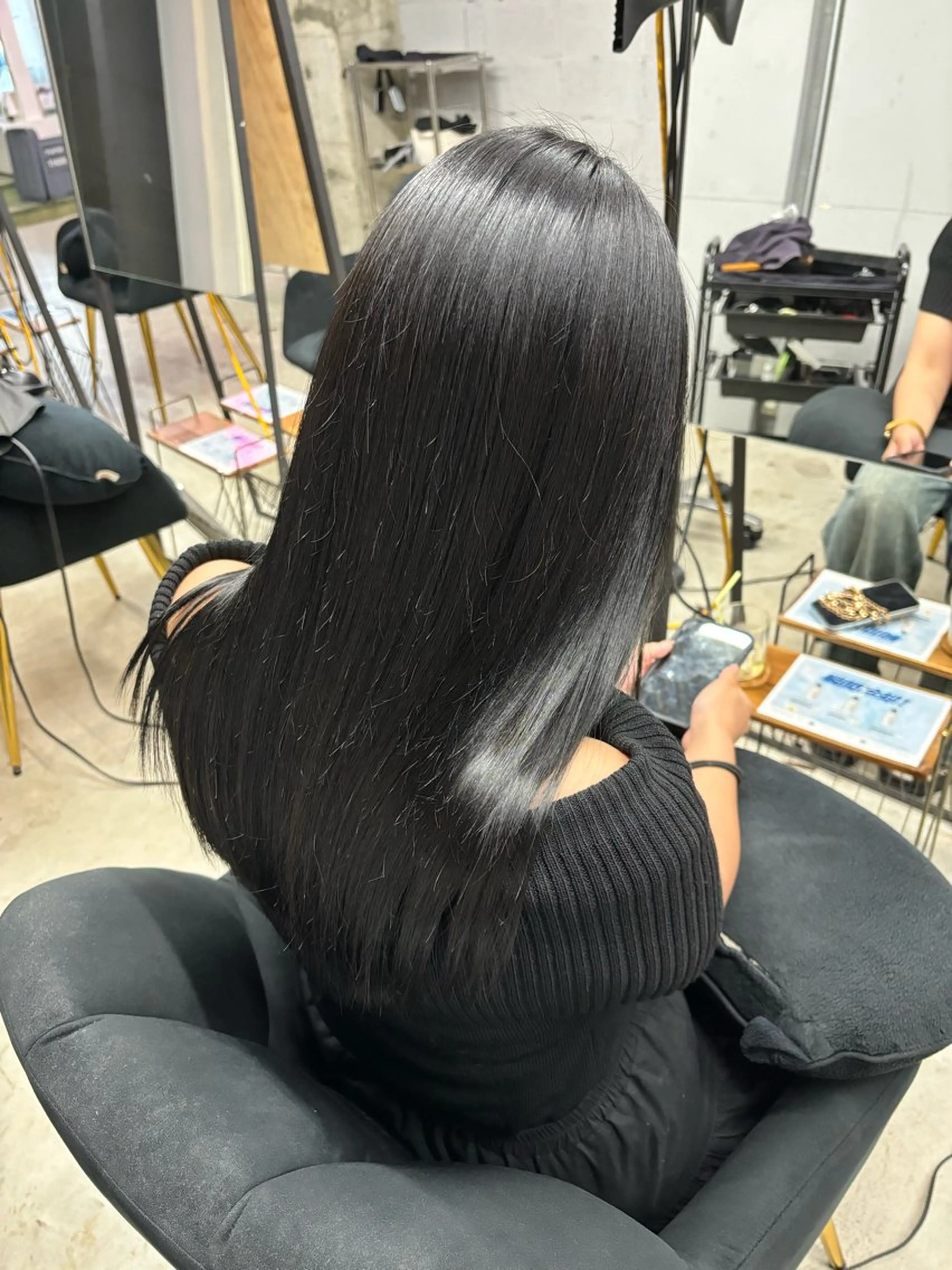 ロング 札幌パーマ/ レイヤー/後藤海音のヘアスタイル