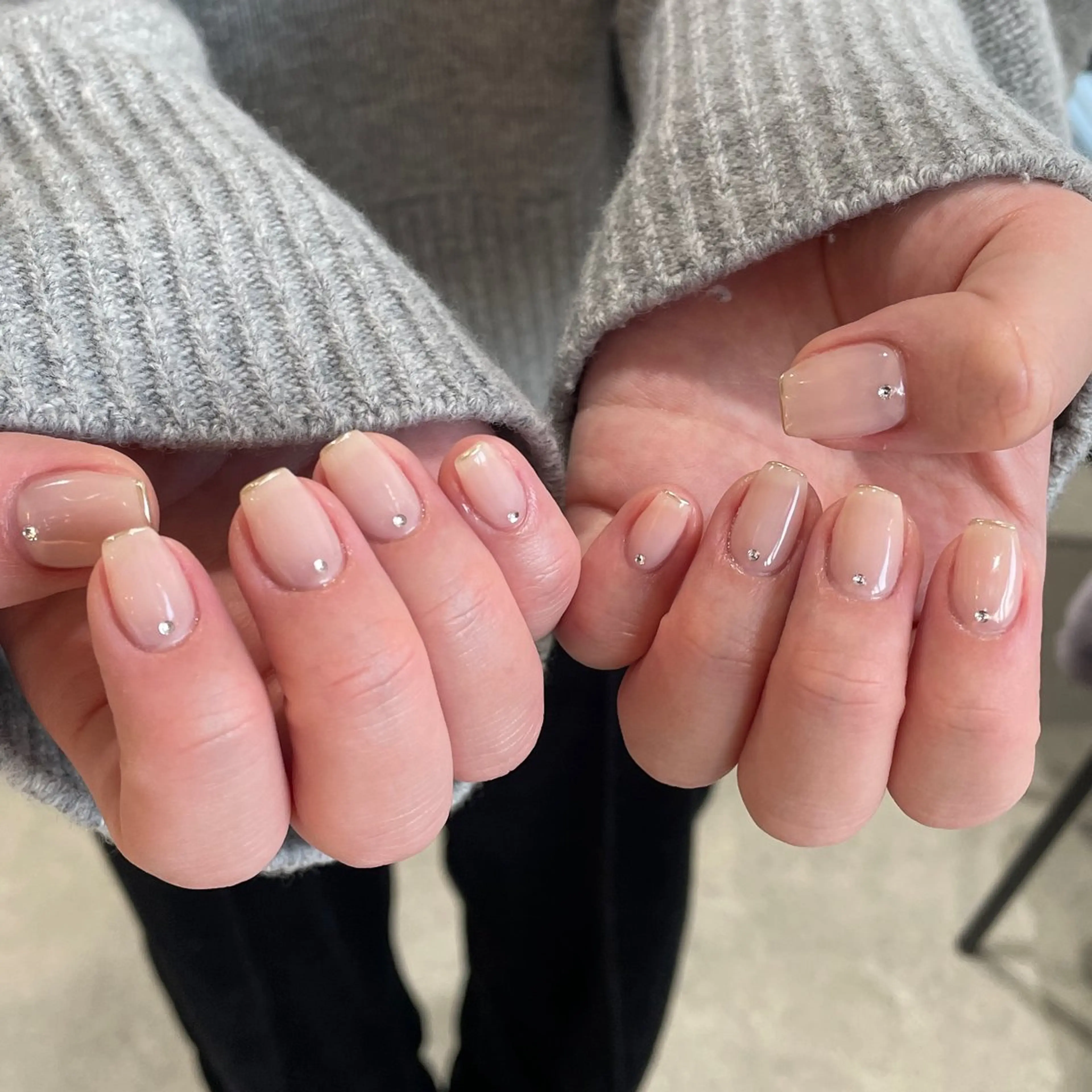 ネイル シンプルネイル ハンドネイル ennail ayaのネイルデザイン