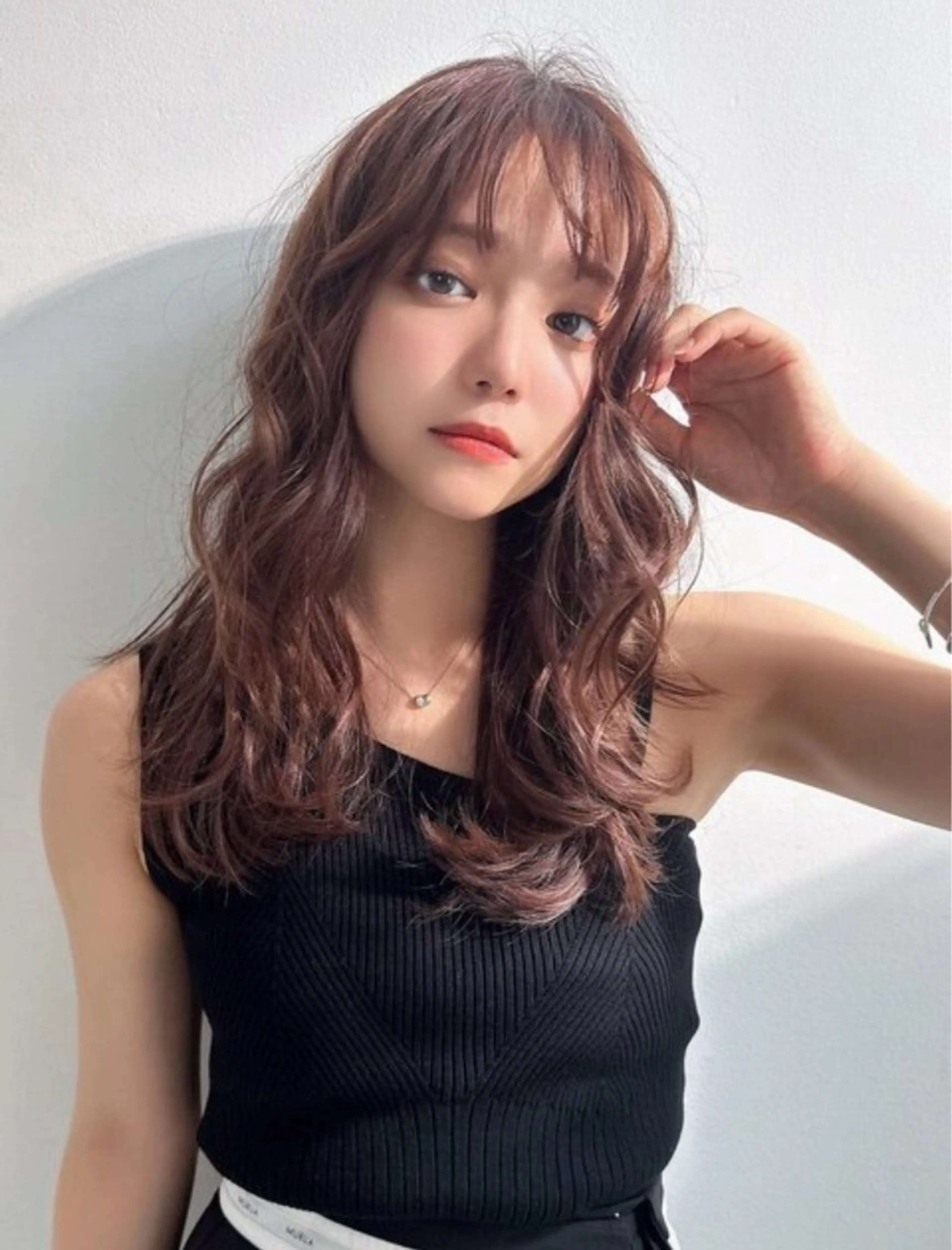 セミロング 透明感🩷／艶髪 💗Misakiのヘアスタイル