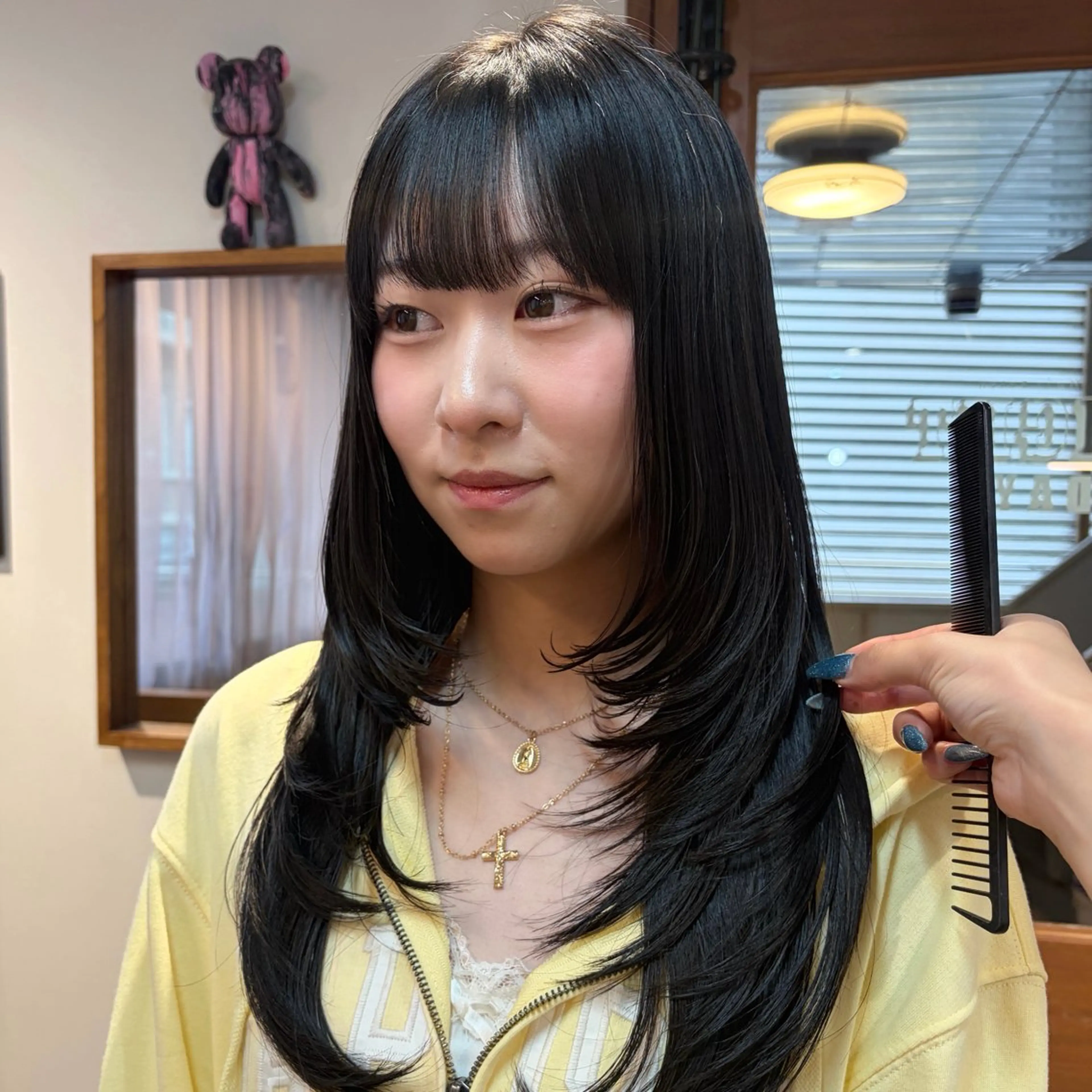 ロング カット satone 🩵のヘアスタイル