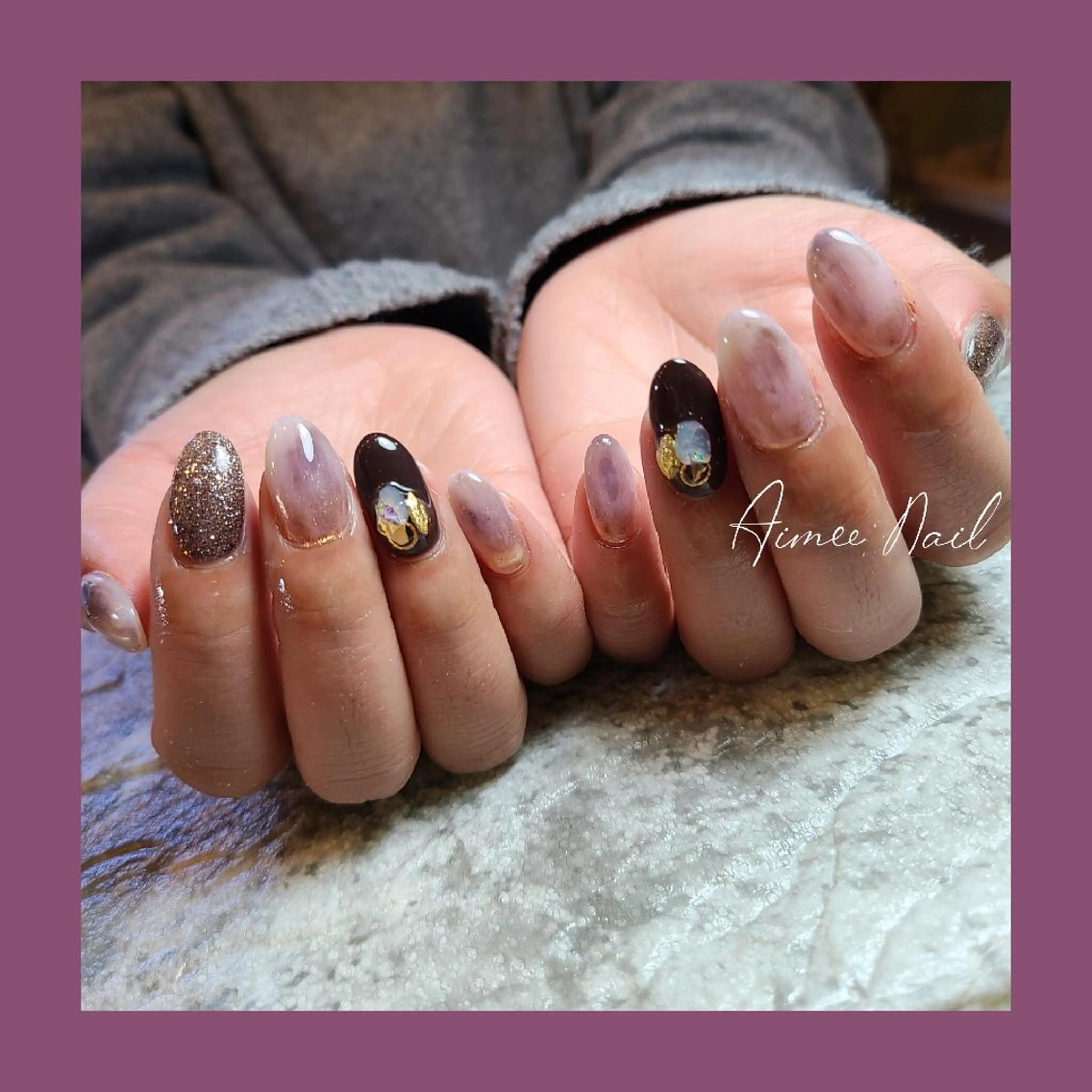 ネイル ハンドネイル 齋藤 あゆみのネイルデザイン