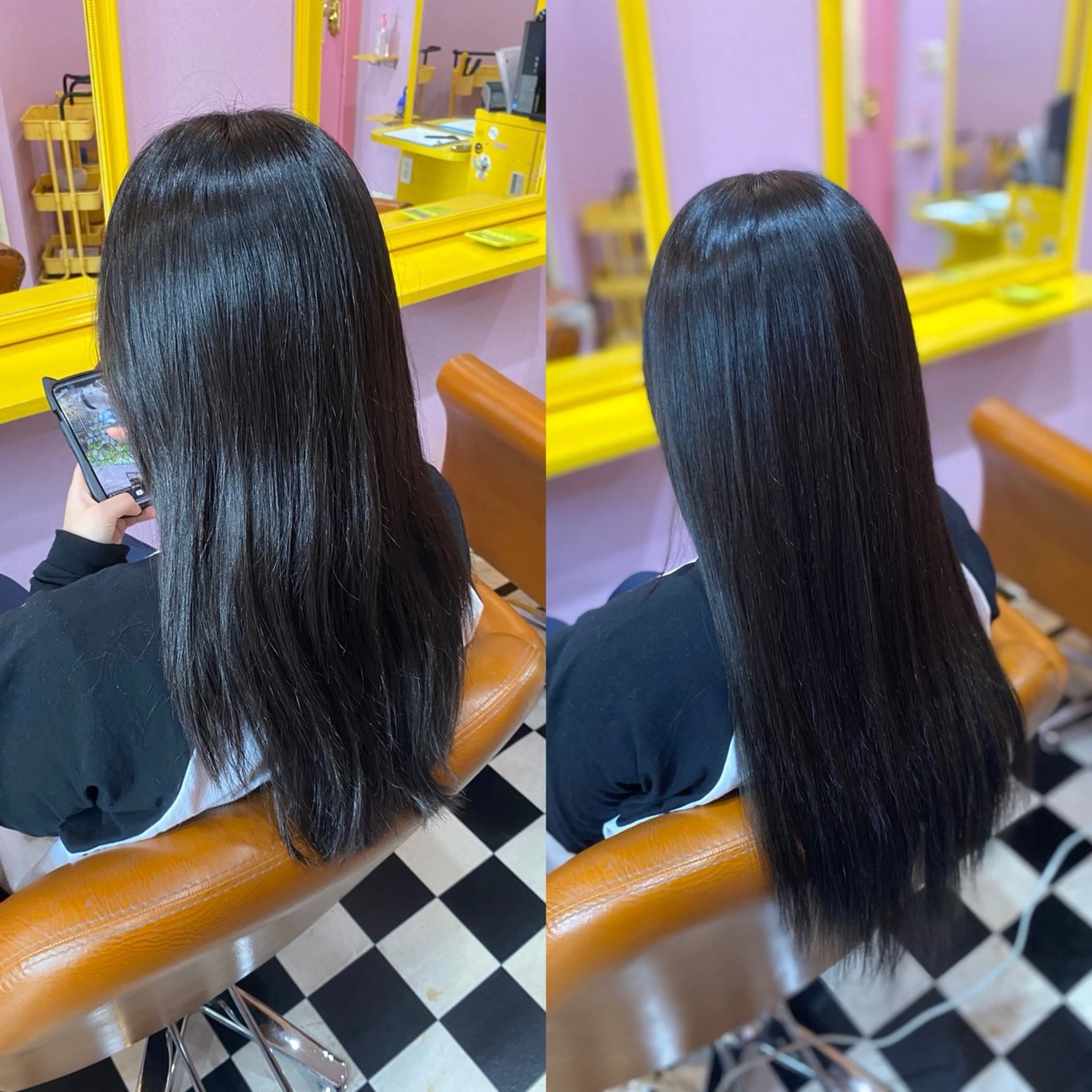 ロング チビ編み込みエクステ どぅ〜す/YUIのヘアスタイル