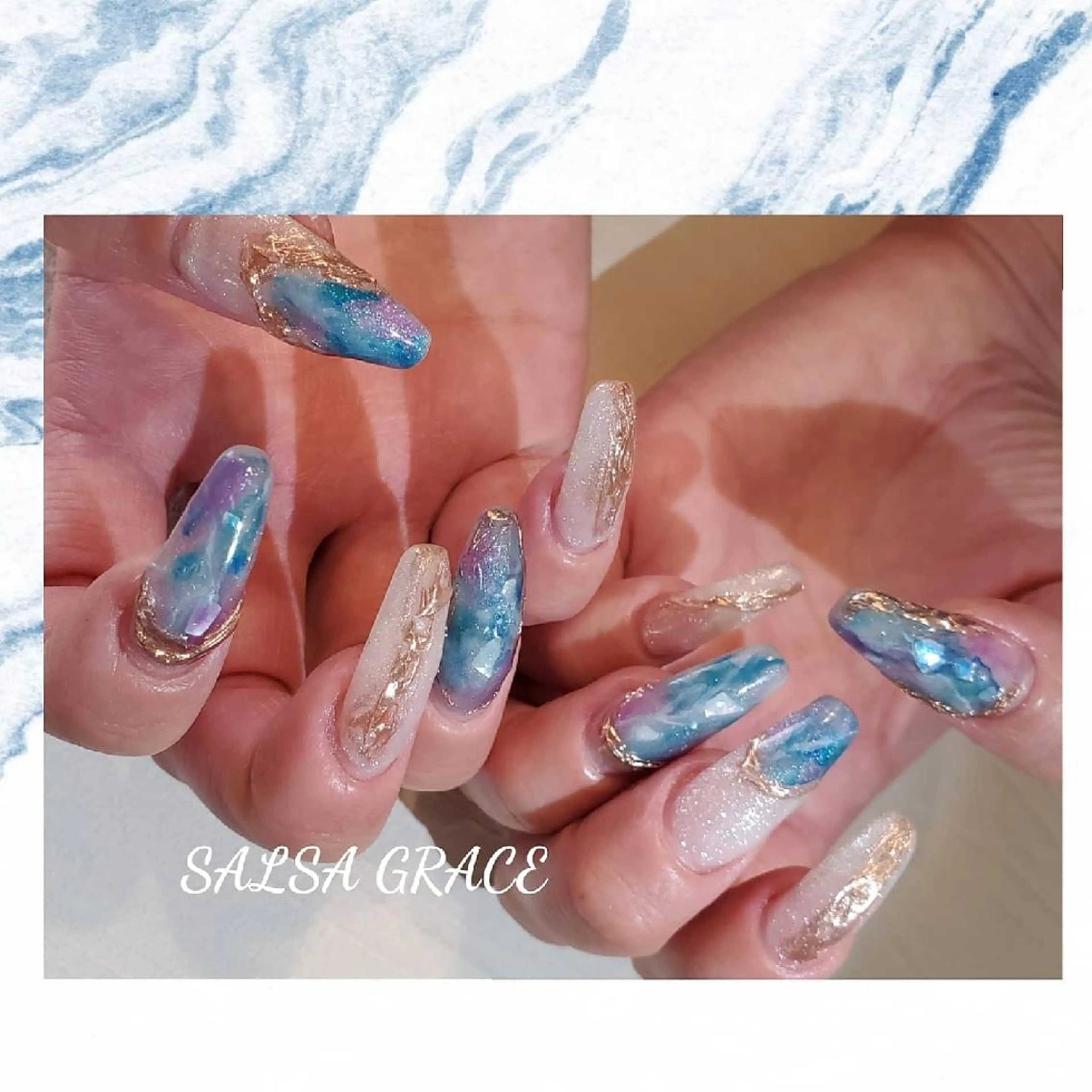 ロング ネイル 武藤 公美のネイルデザイン