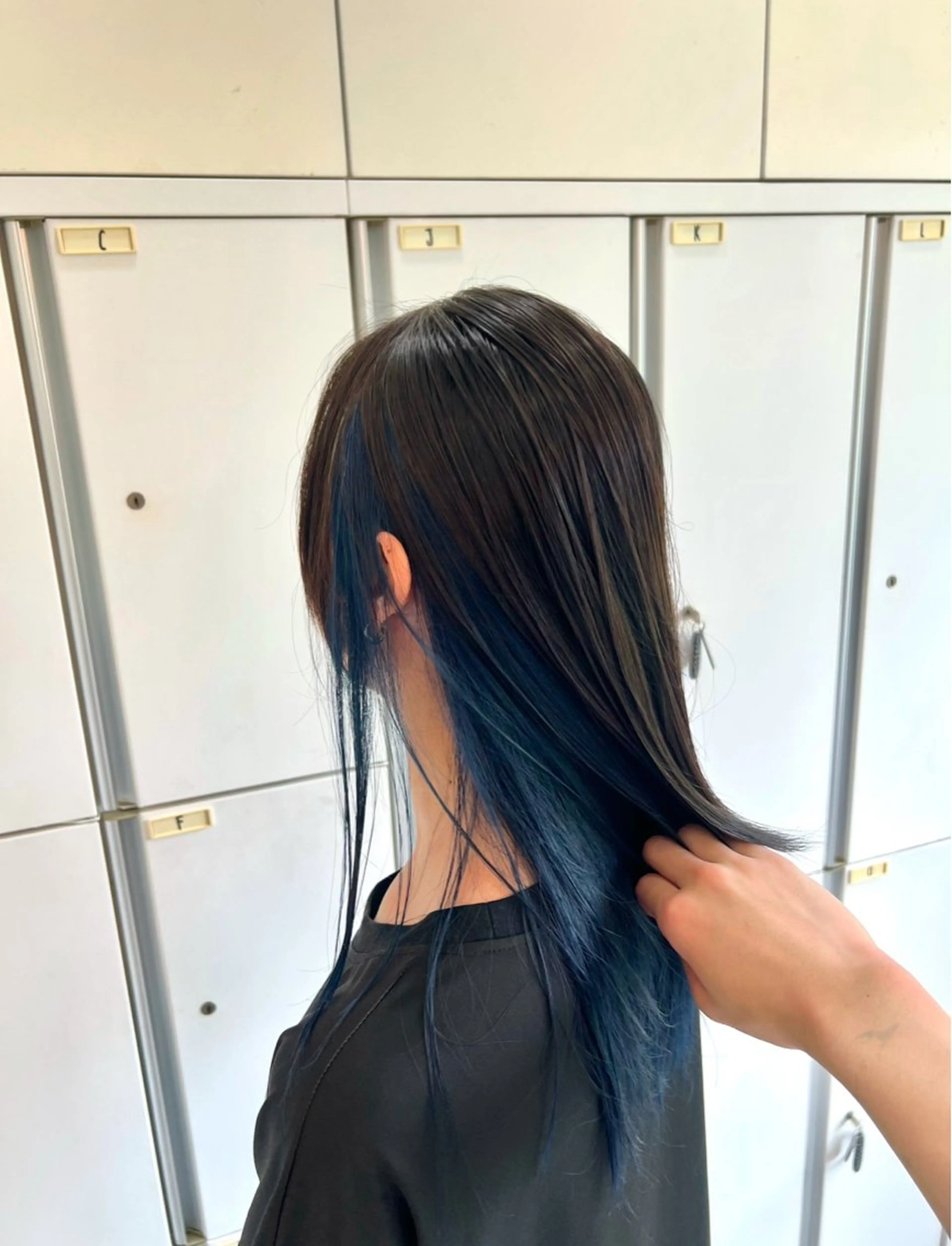 ロング カラー ブリーチ インナー/2次元/ 推しカラー/しゅうとのヘアスタイル