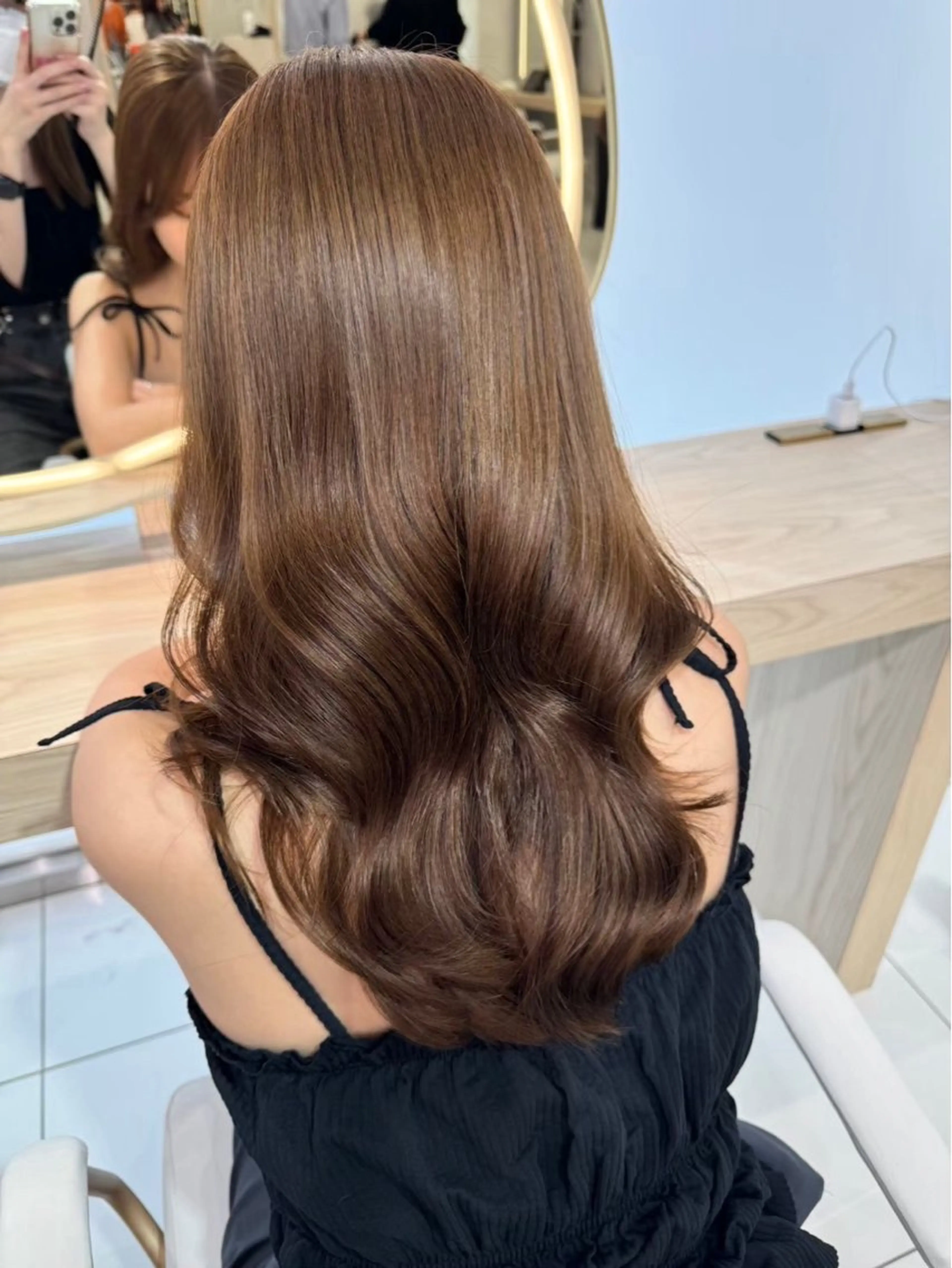 ロング カラー ヘアカラー 🫧透明感 × 艶髪カラー🫧このかのヘアスタイル