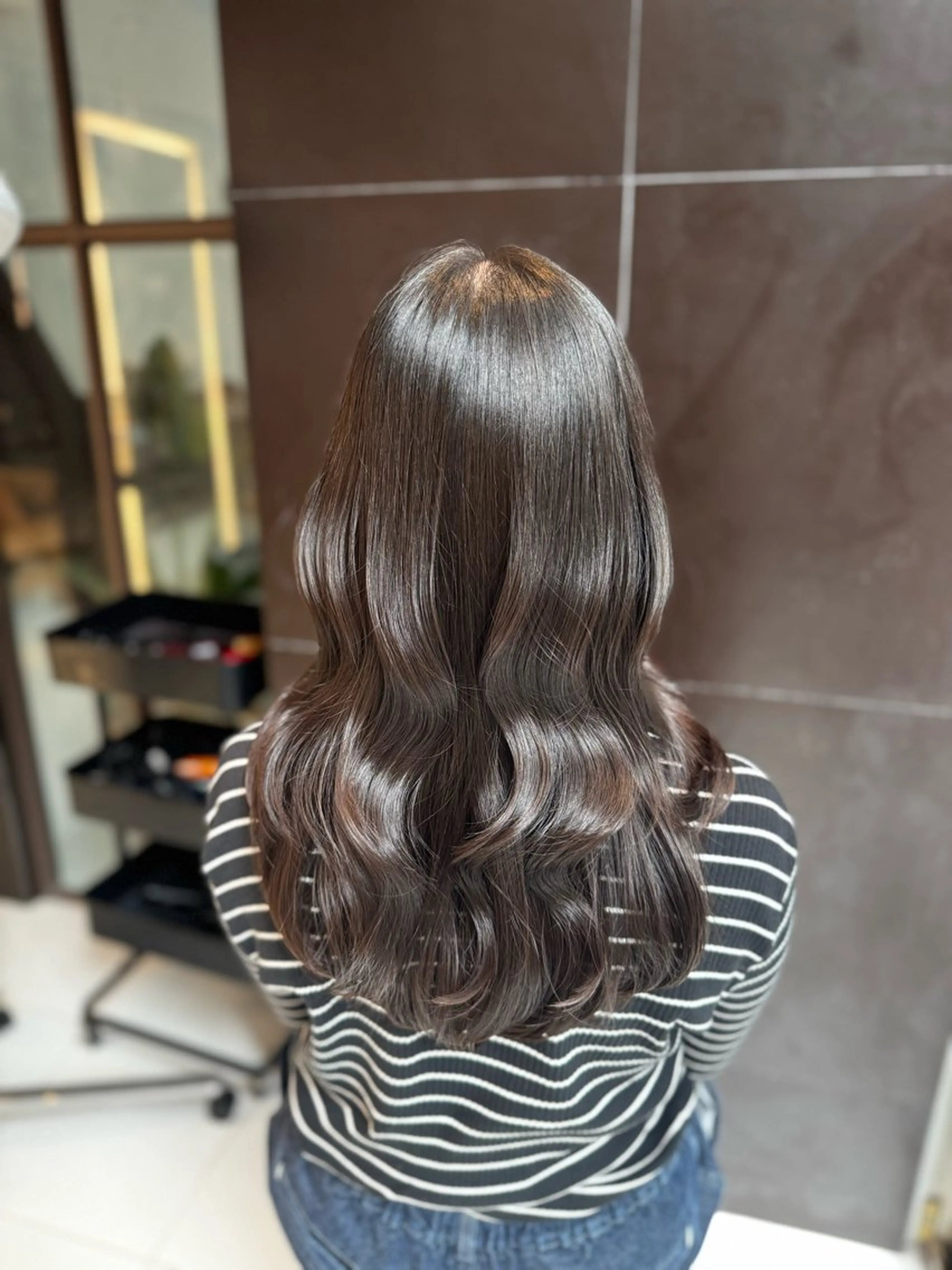 セミロング 🤍たむら みなみ 銀座🤍のヘアスタイル