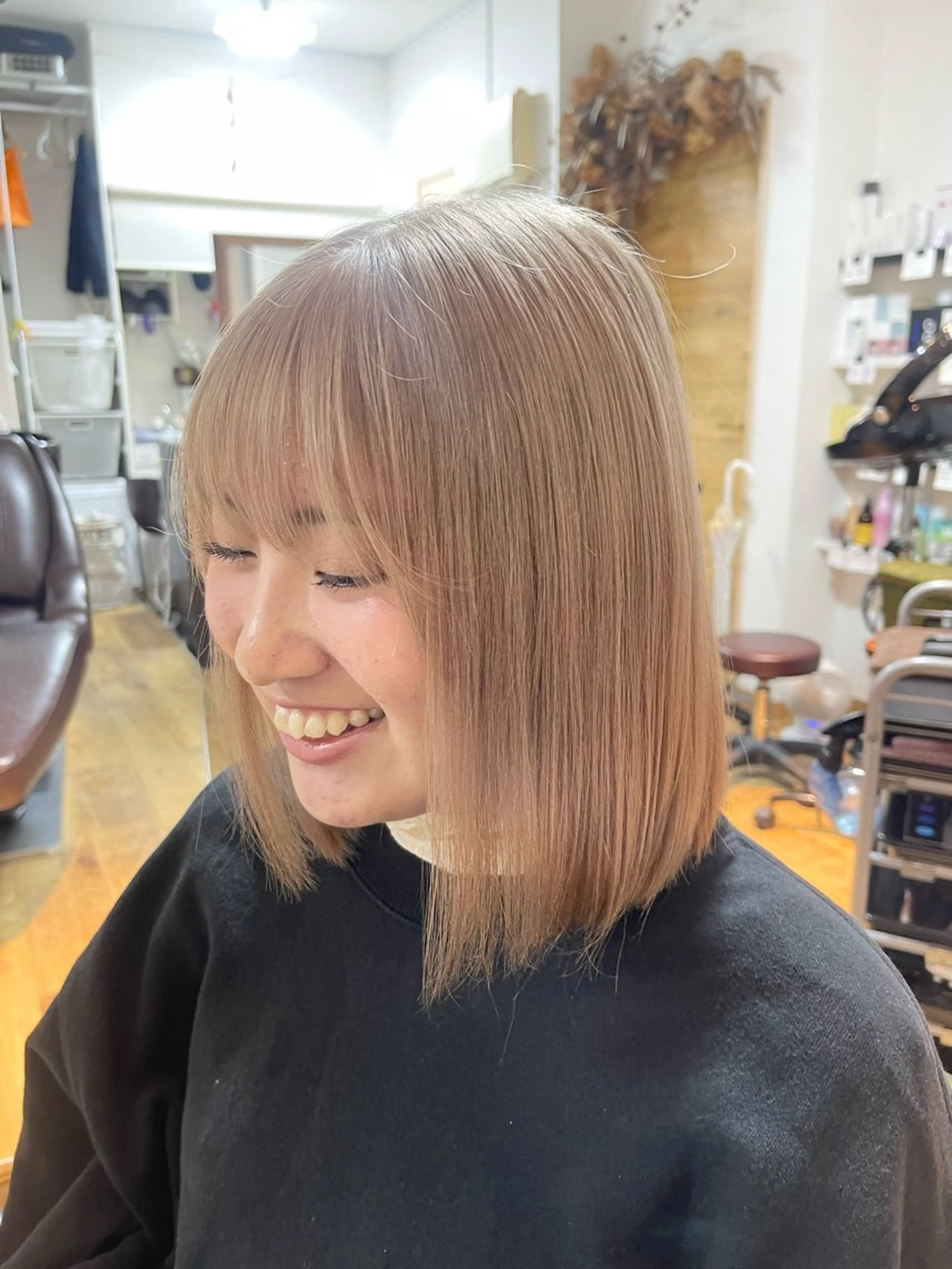 ミディアム ヘアカラー トリートメント 園田 渉 ◤SHIKIO◢のヘアスタイル