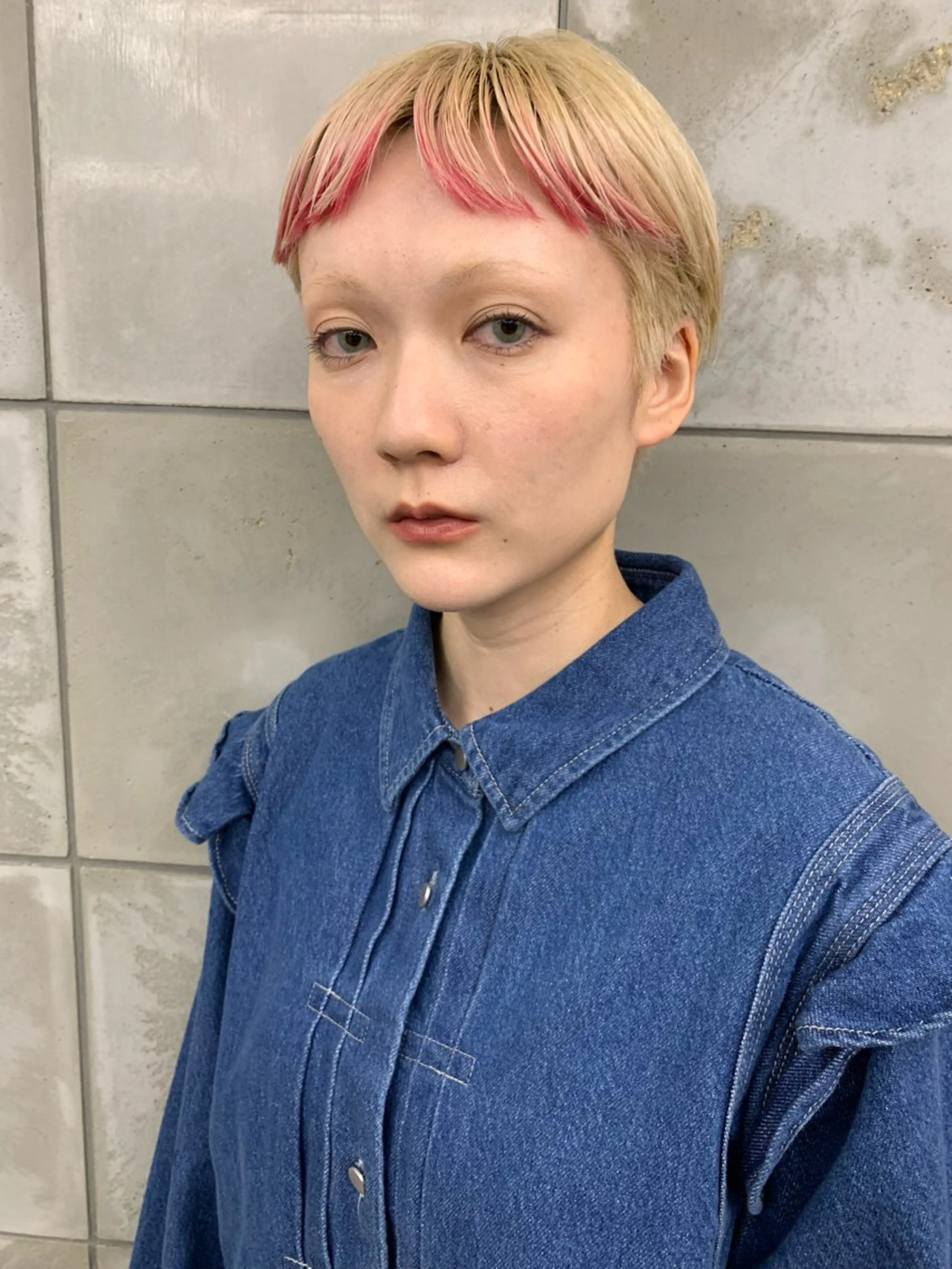 ショート カラー 原田 穂真のヘアスタイル