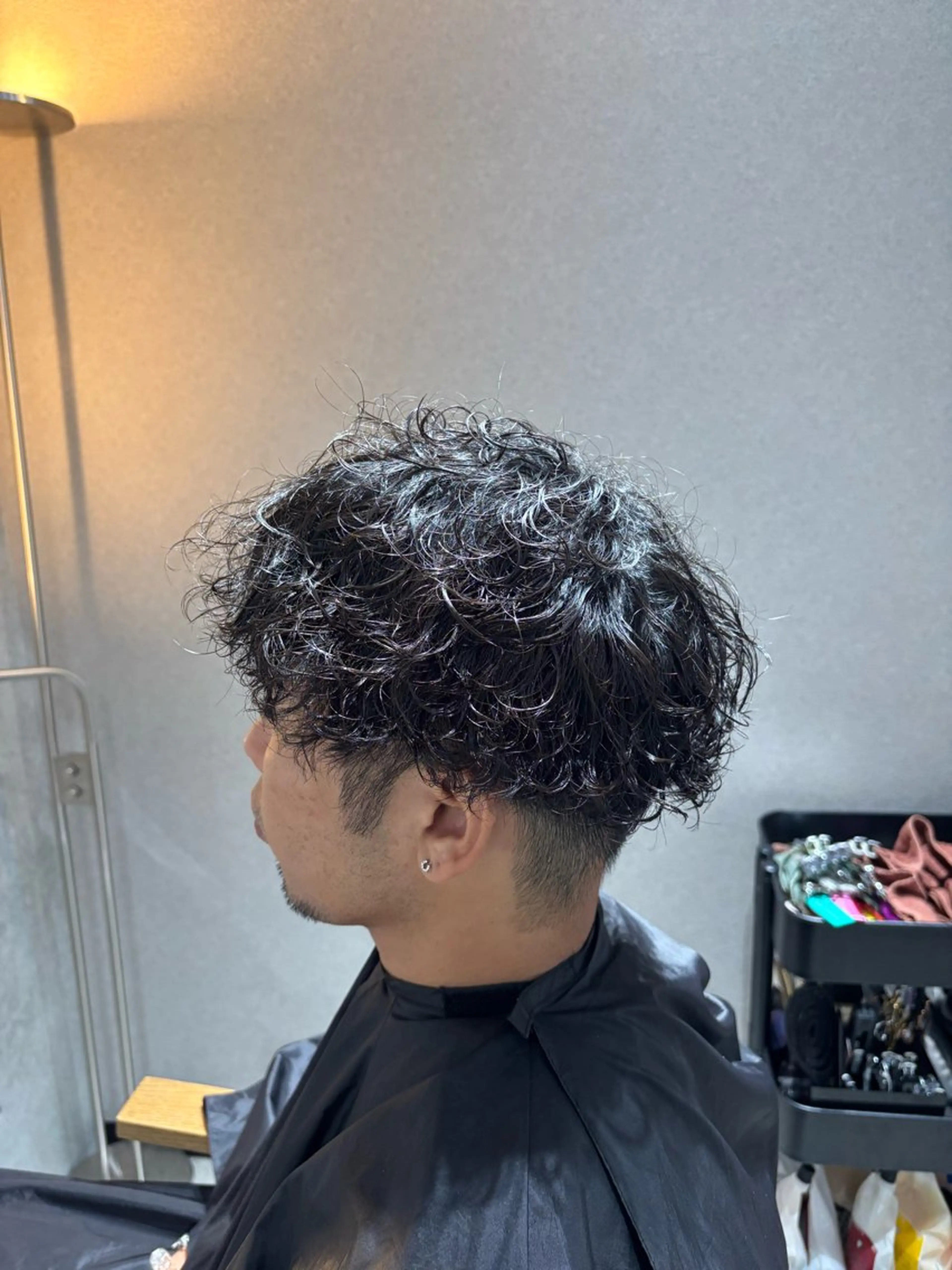 パーマ メンズ メンズパーマ メンズ縮毛矯正 高森蓮のヘアスタイル