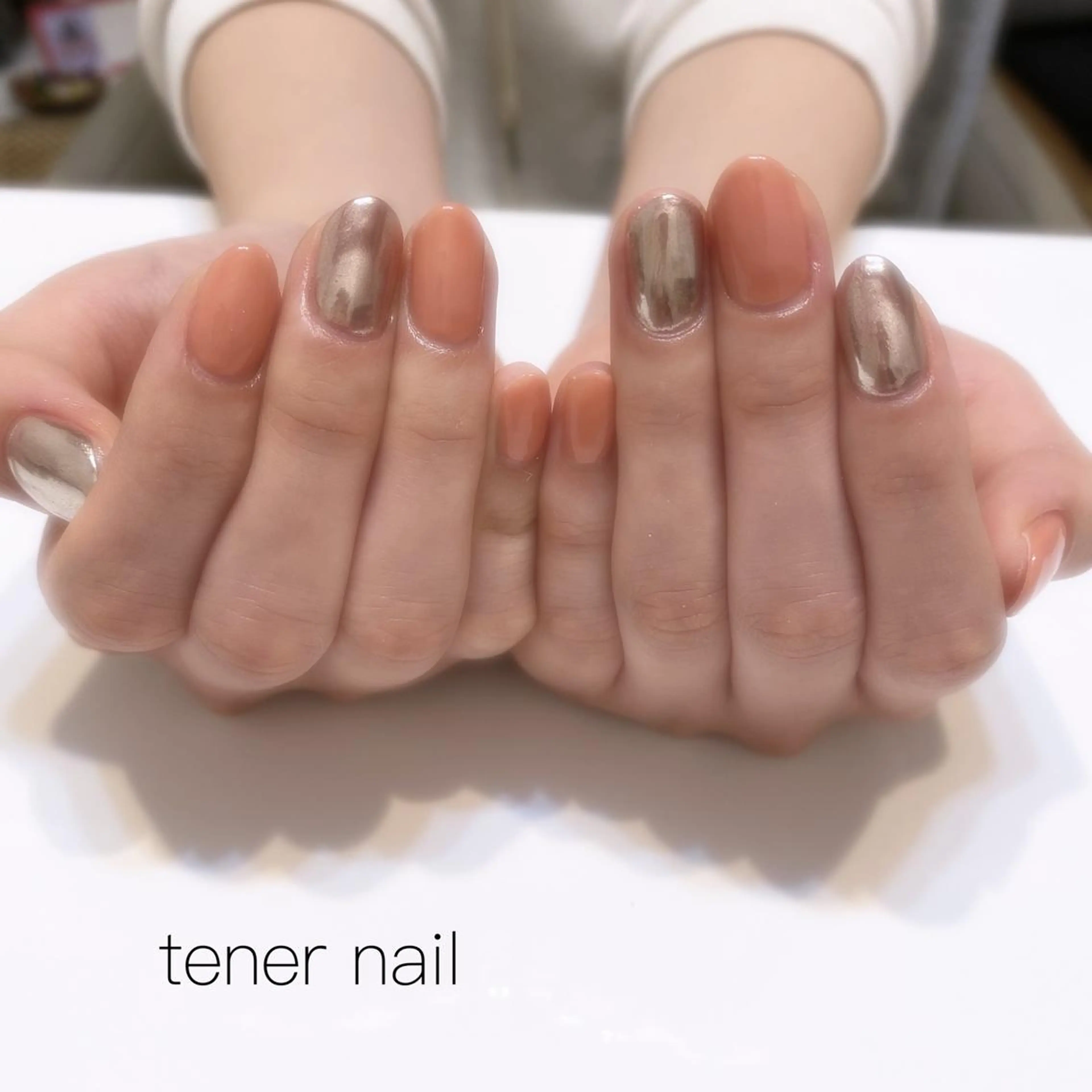 ネイル ミラーネイル テネルネイル tener nailのネイルデザイン