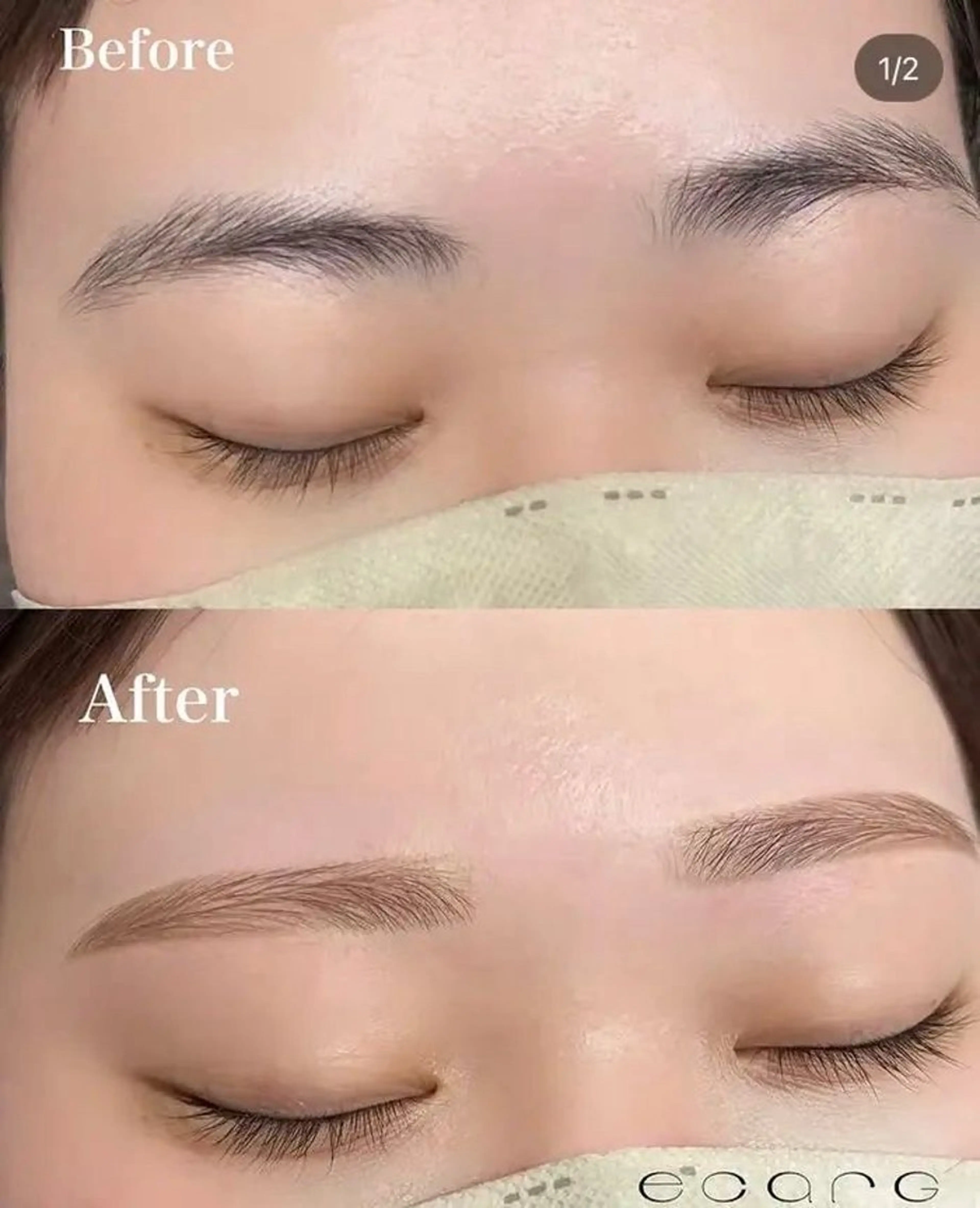 アイブロウ ecarg表参道🩰 saya 無料モデルの眉毛・アイブロウイメージ