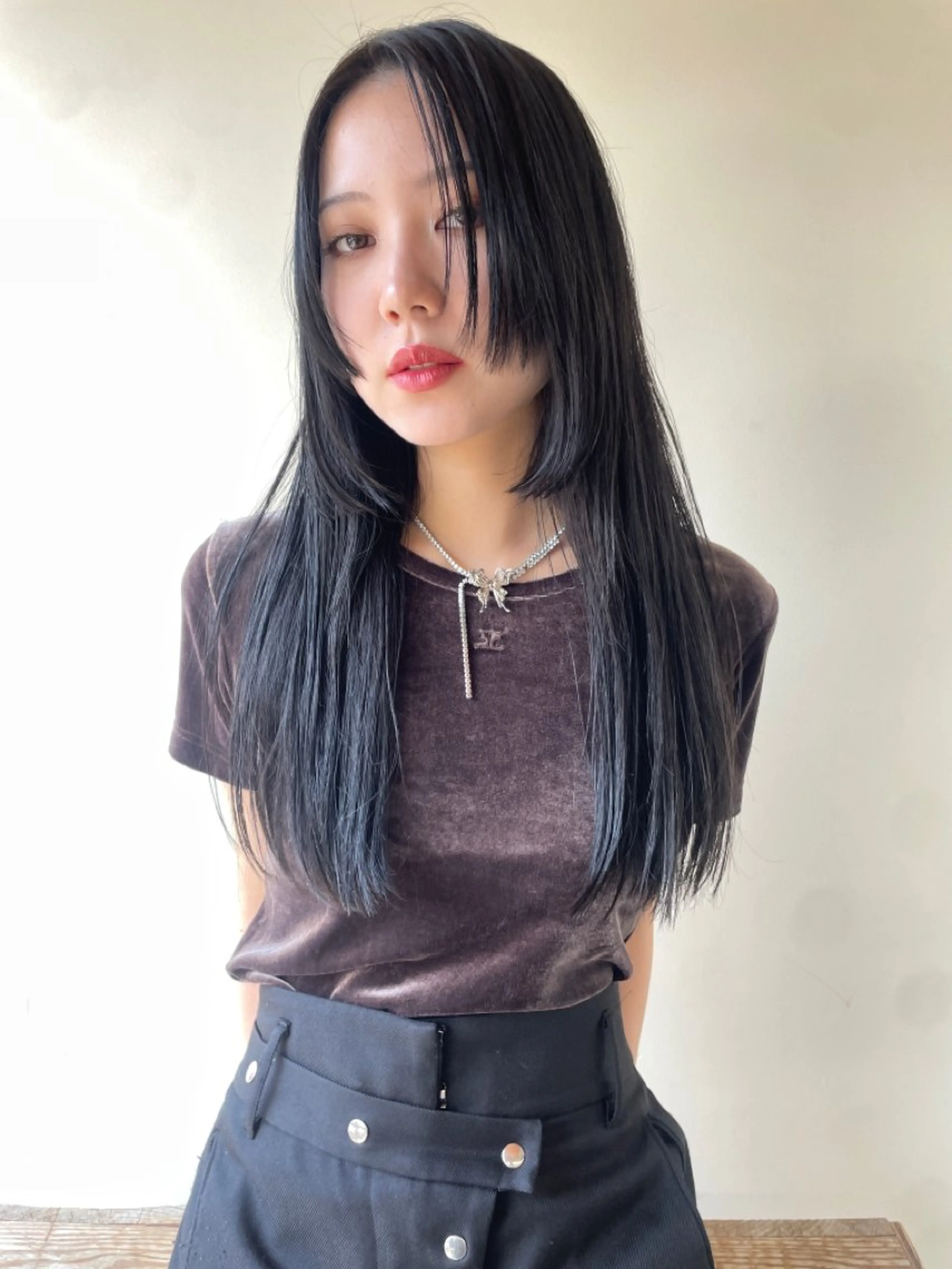 セミロング カラー カット ヘアカラー トリートメント レイヤー／似合わせ TAKUYAのヘアスタイル