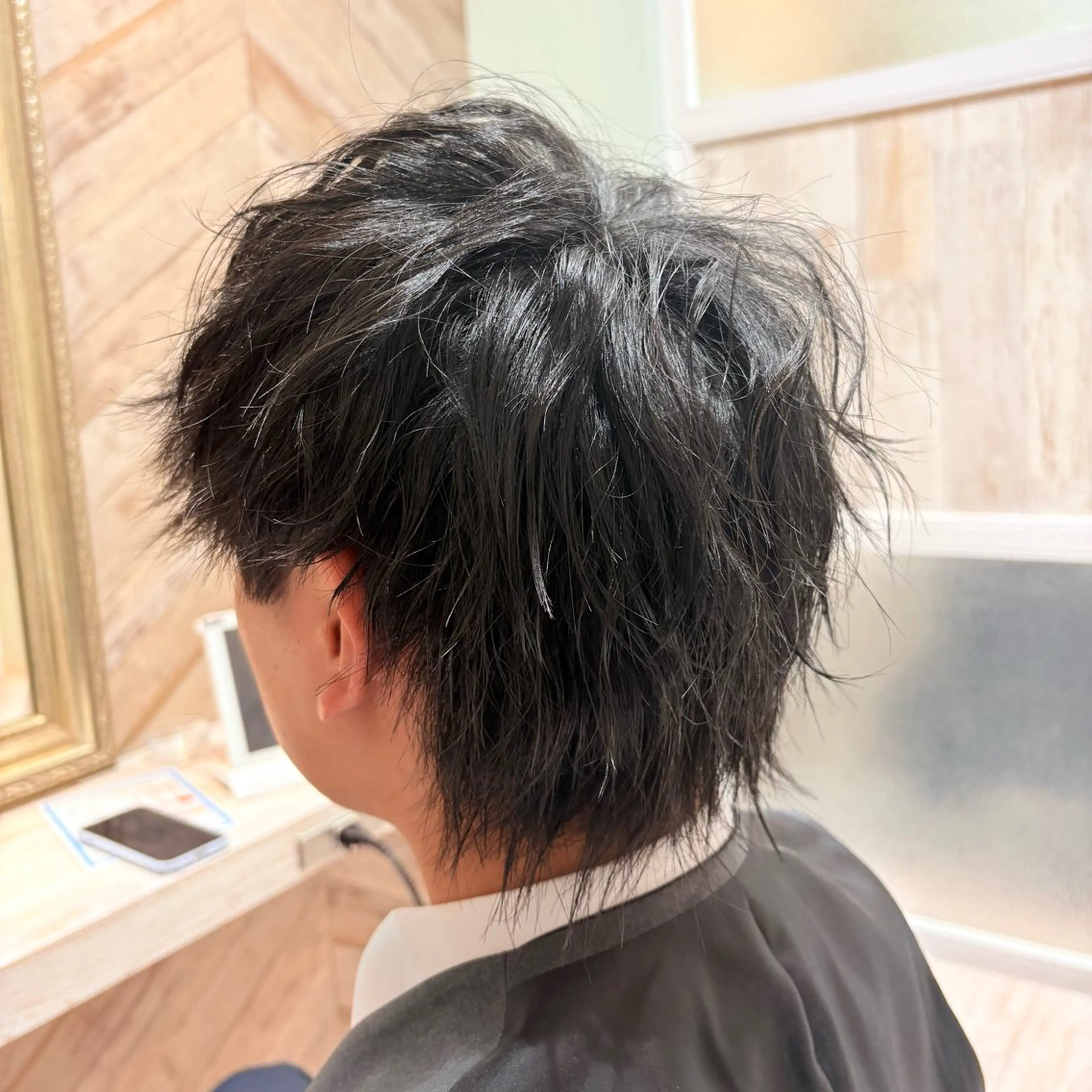 ショート ヘアアレンジ メンズ 結婚式・ブライダル メンズパーマ 🎠安藤 彩蘭🍬のヘアスタイル