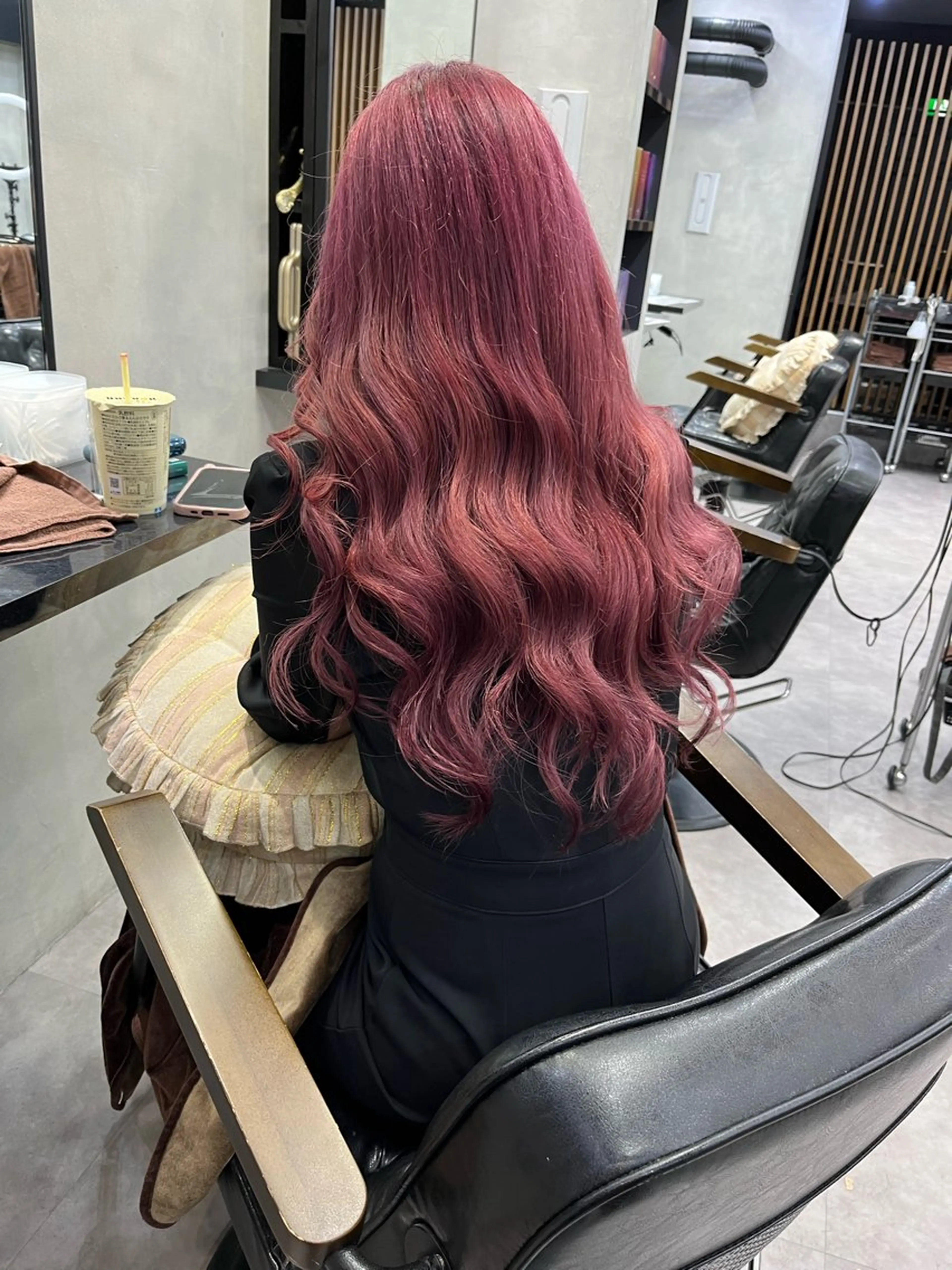 セミロング エクステ 濱川響太レディース カットモデルのヘアスタイル