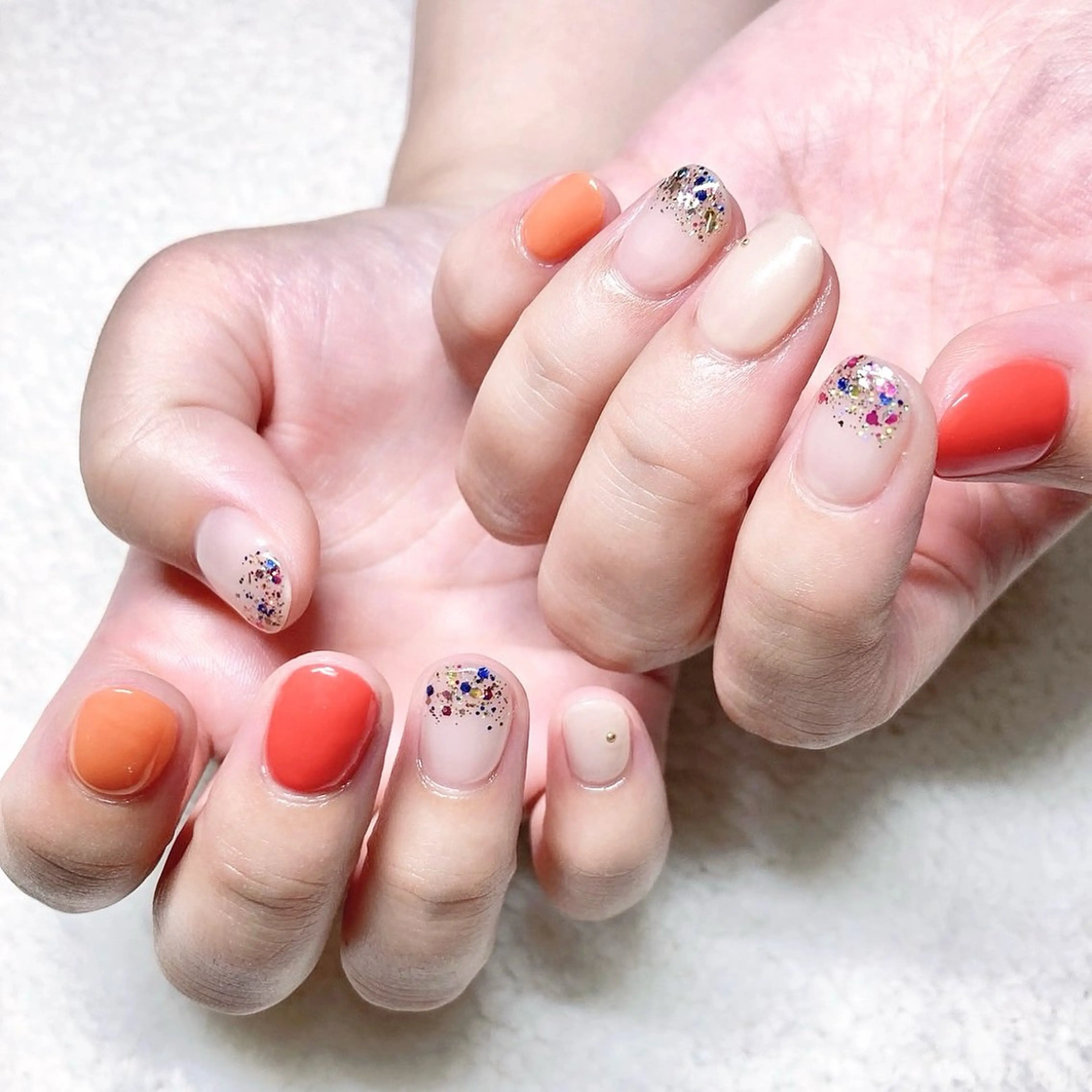 ネイル 持ち込み VIBLISS福岡 tomokoのネイルデザイン