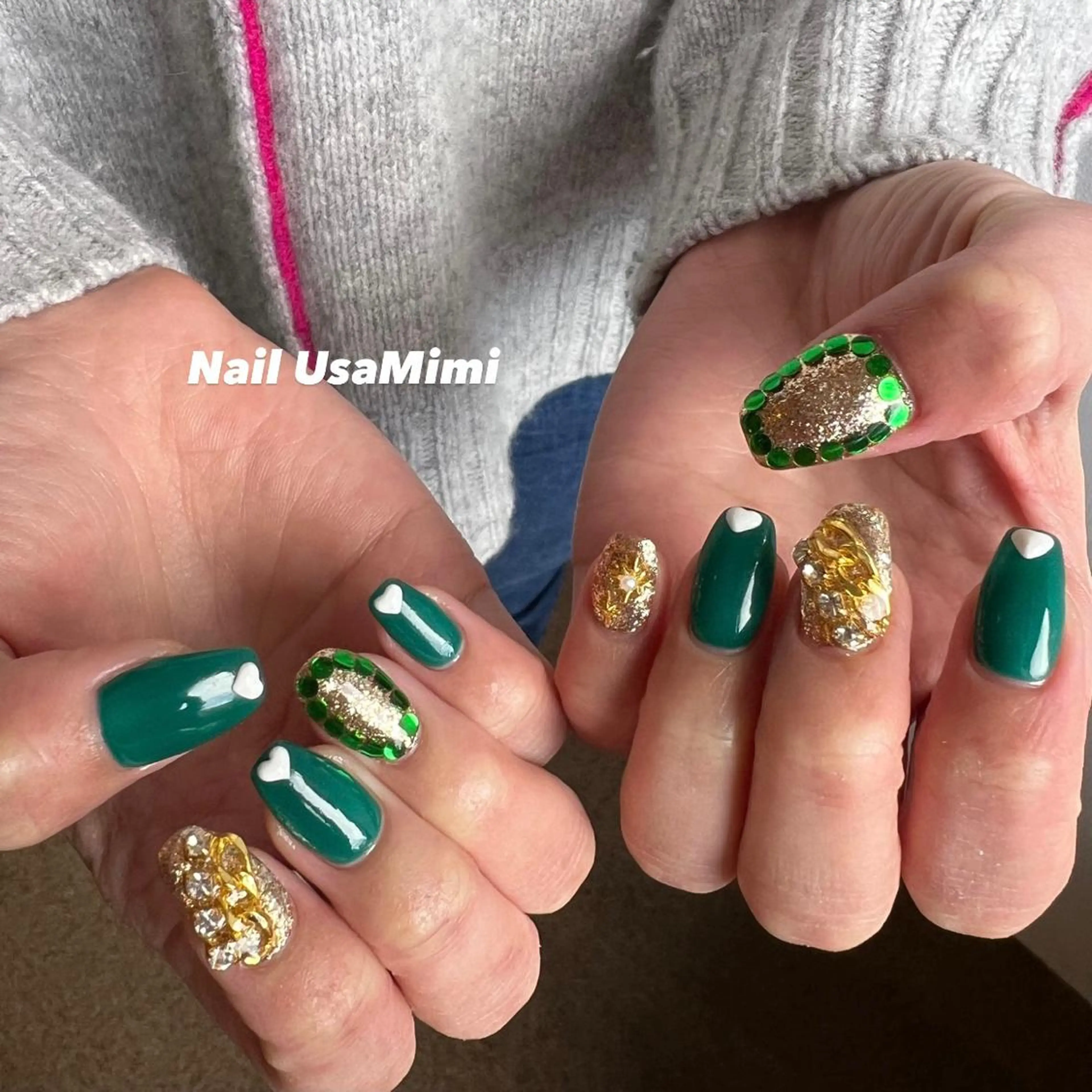 ネイル フットネイル ジェルネイル マグネットネイル 持ち込み ニュアンスネイル 本町ネイルNail UsaMimiのネイルデザイン