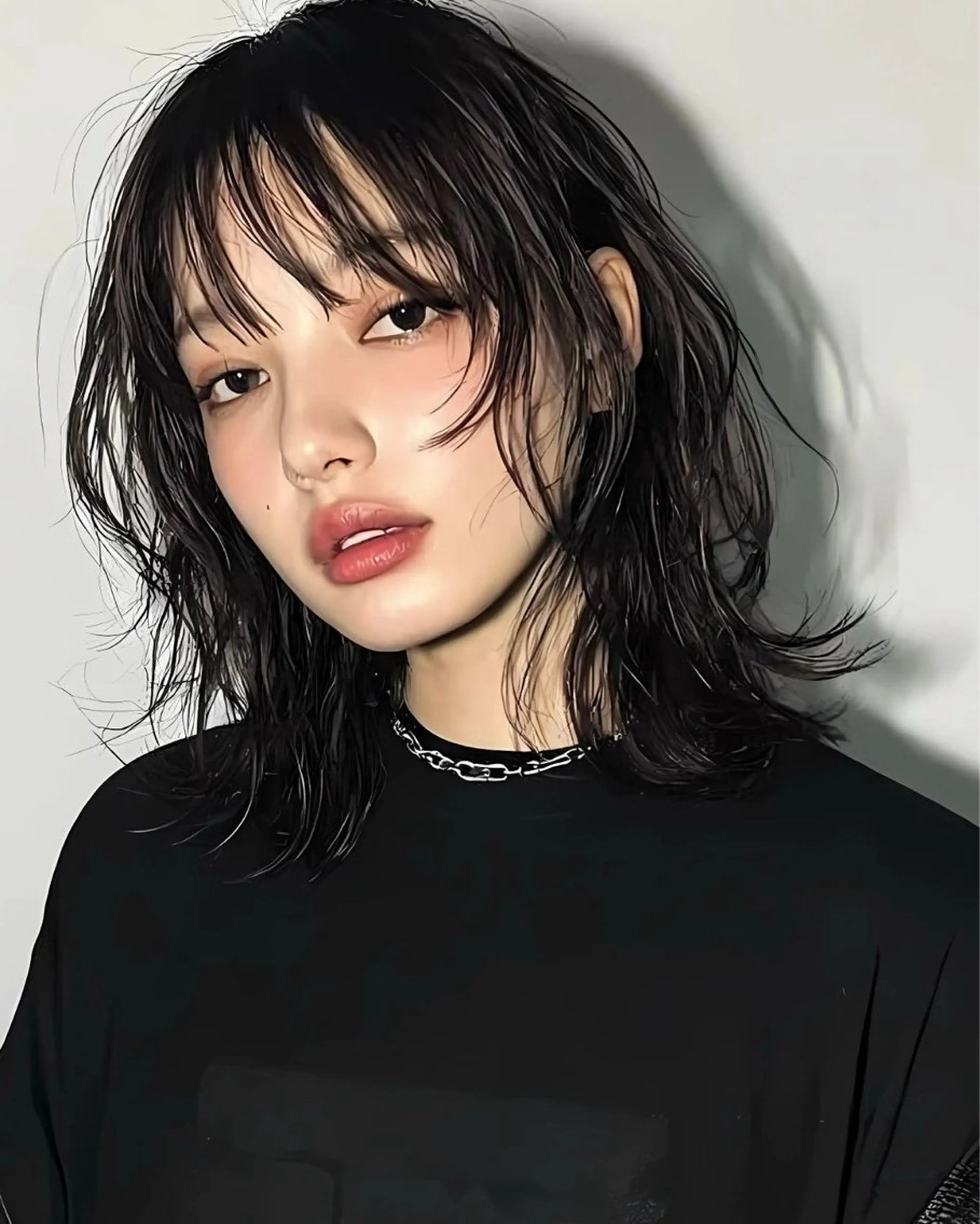 セミロング ☁️透明感カラー× レイヤー ☁️ノアのヘアスタイル