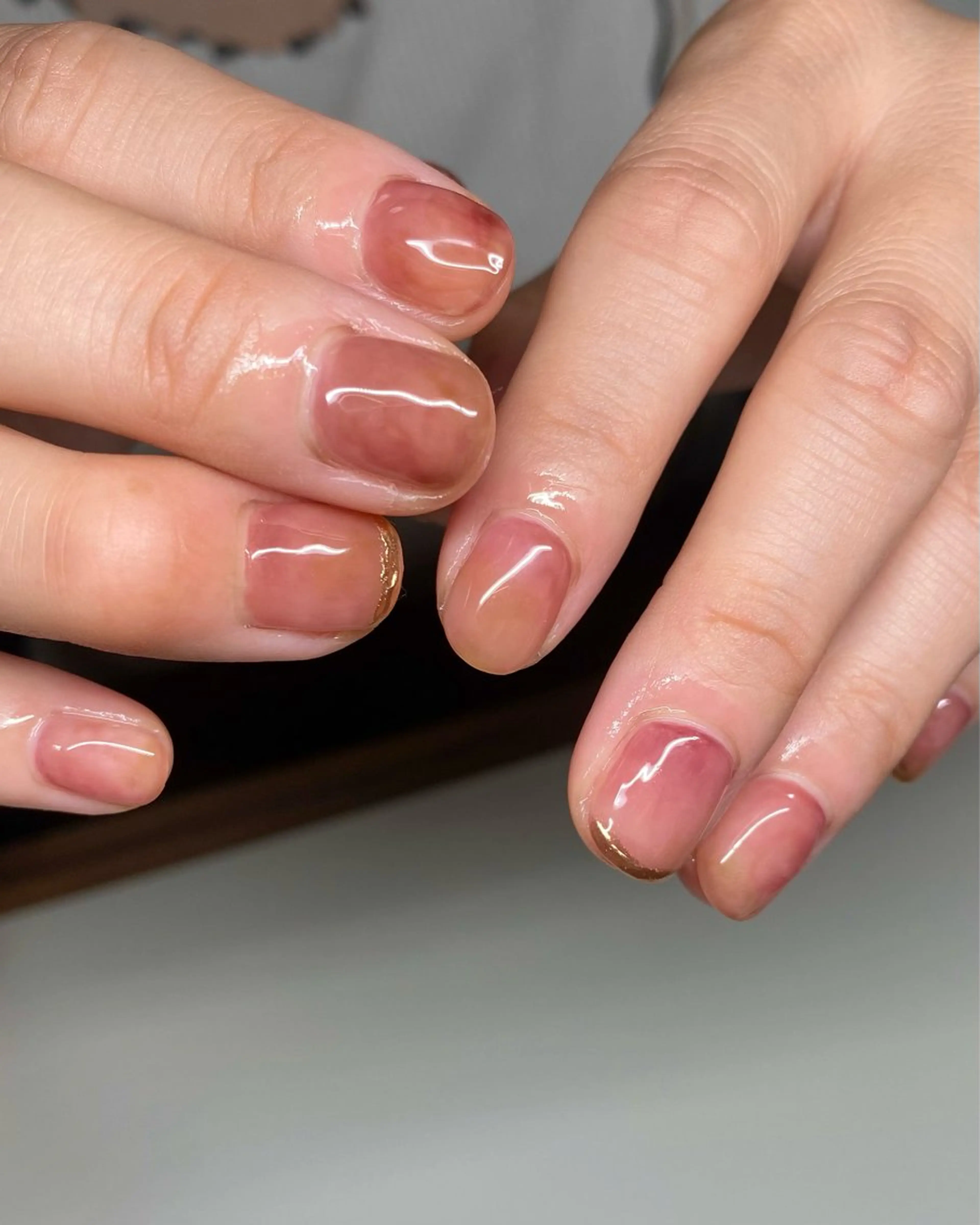 ネイル ニュアンスネイル two 3 nailのネイルデザイン