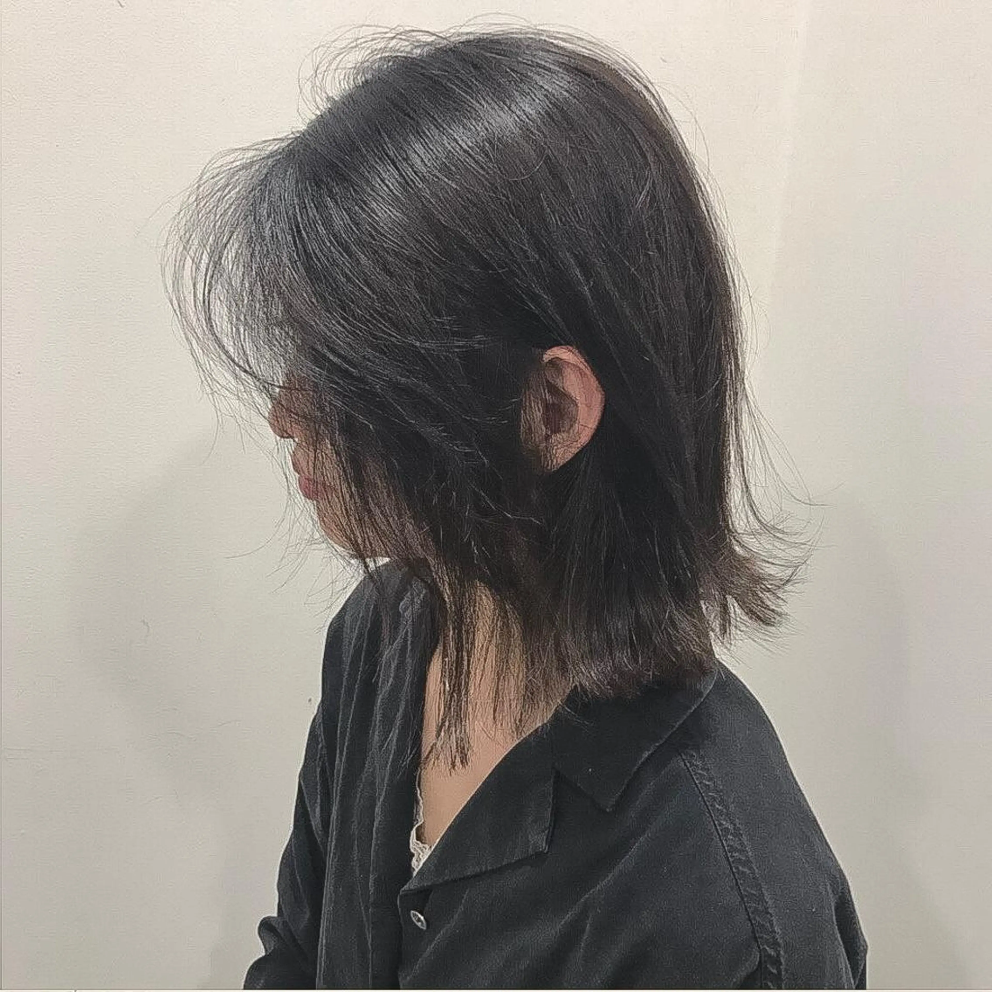 ミディアム ヘアカラー トリートメント nessヤマサキ リュウタのヘアスタイル