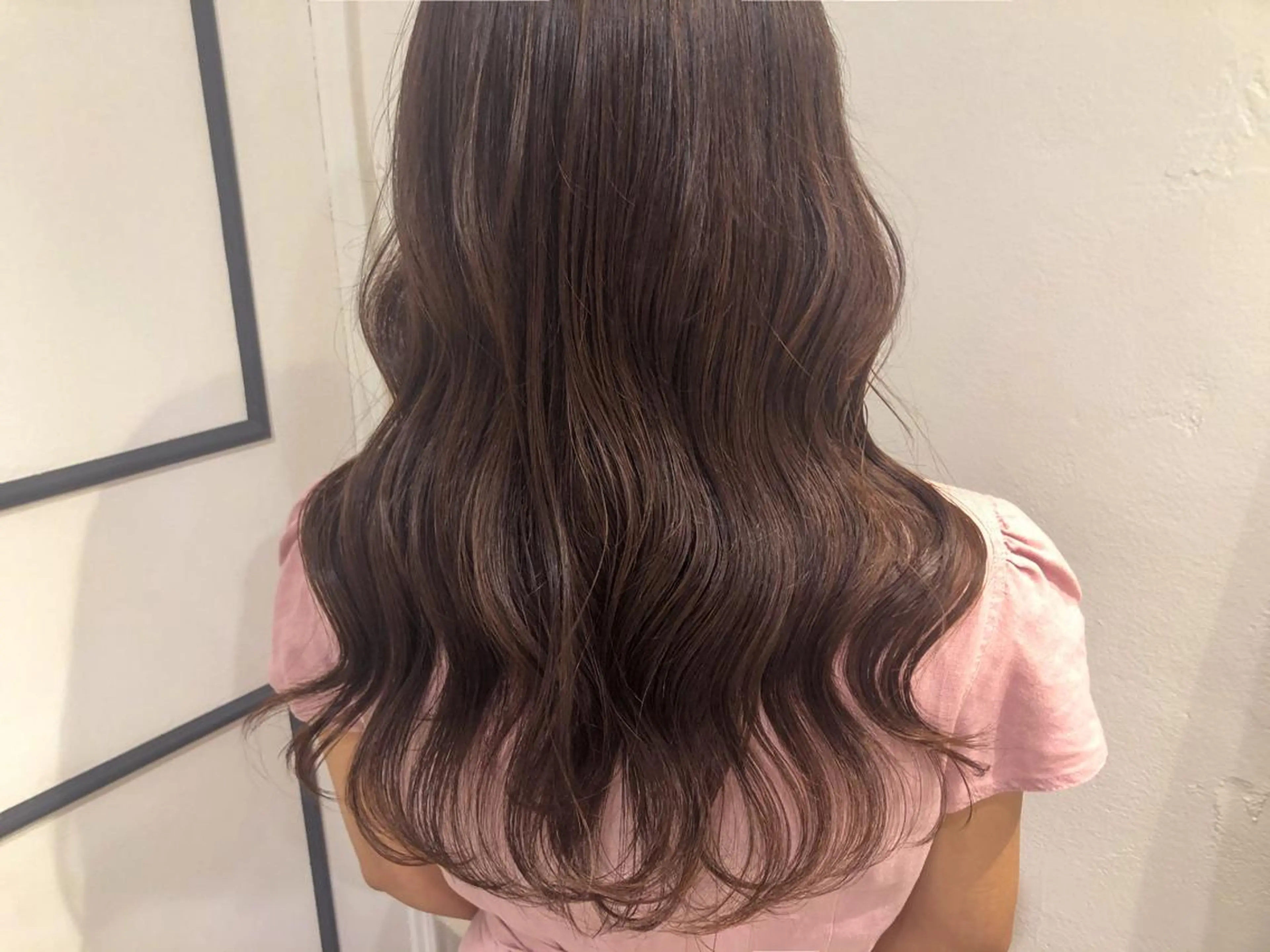 セミロング カラー ブラウンカラー . AYUKAのヘアスタイル