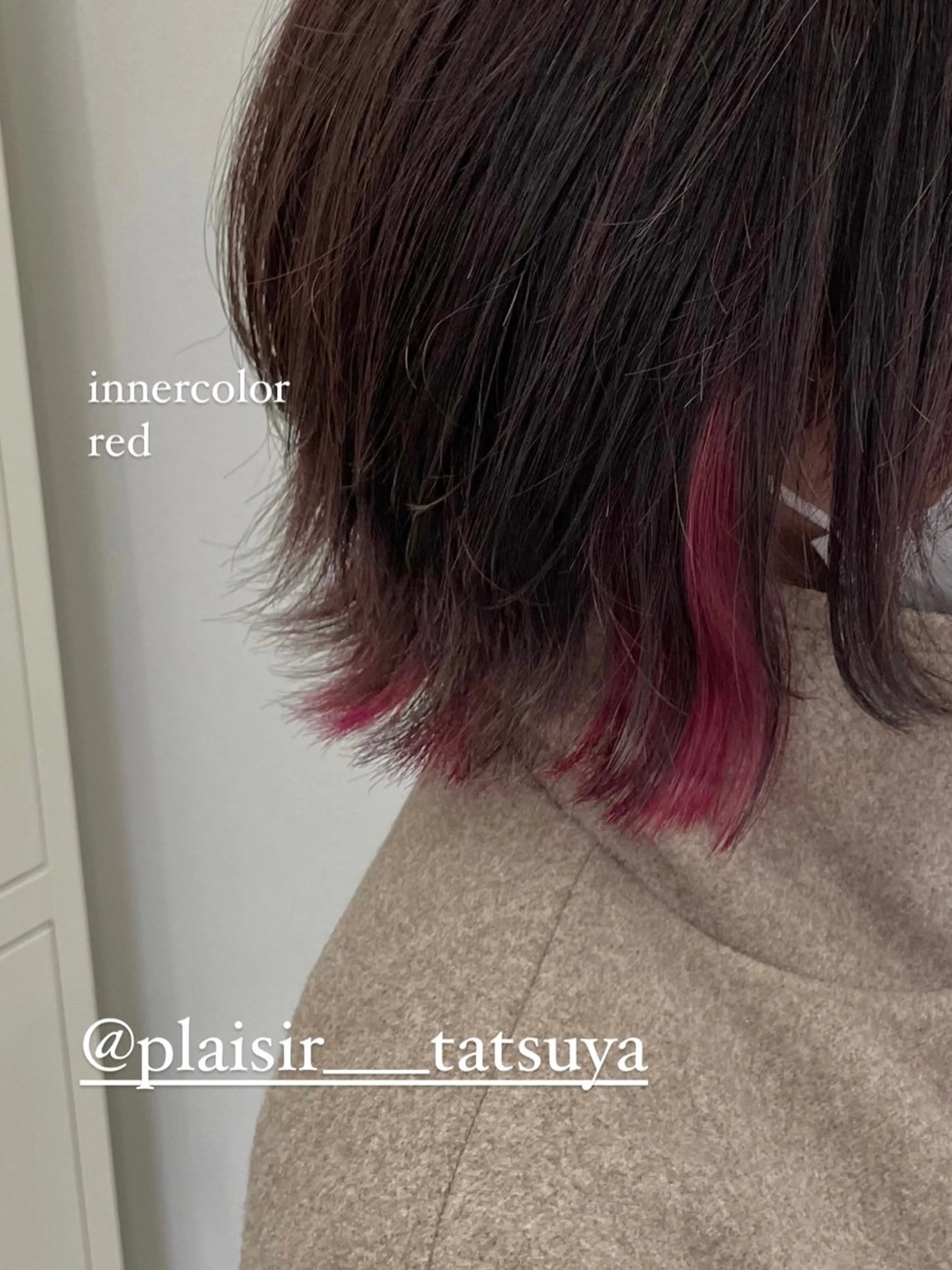 ショート カラー デザインカラー インナーカラー カット ヘアカラー トリートメント 佐々木 達也のヘアスタイル