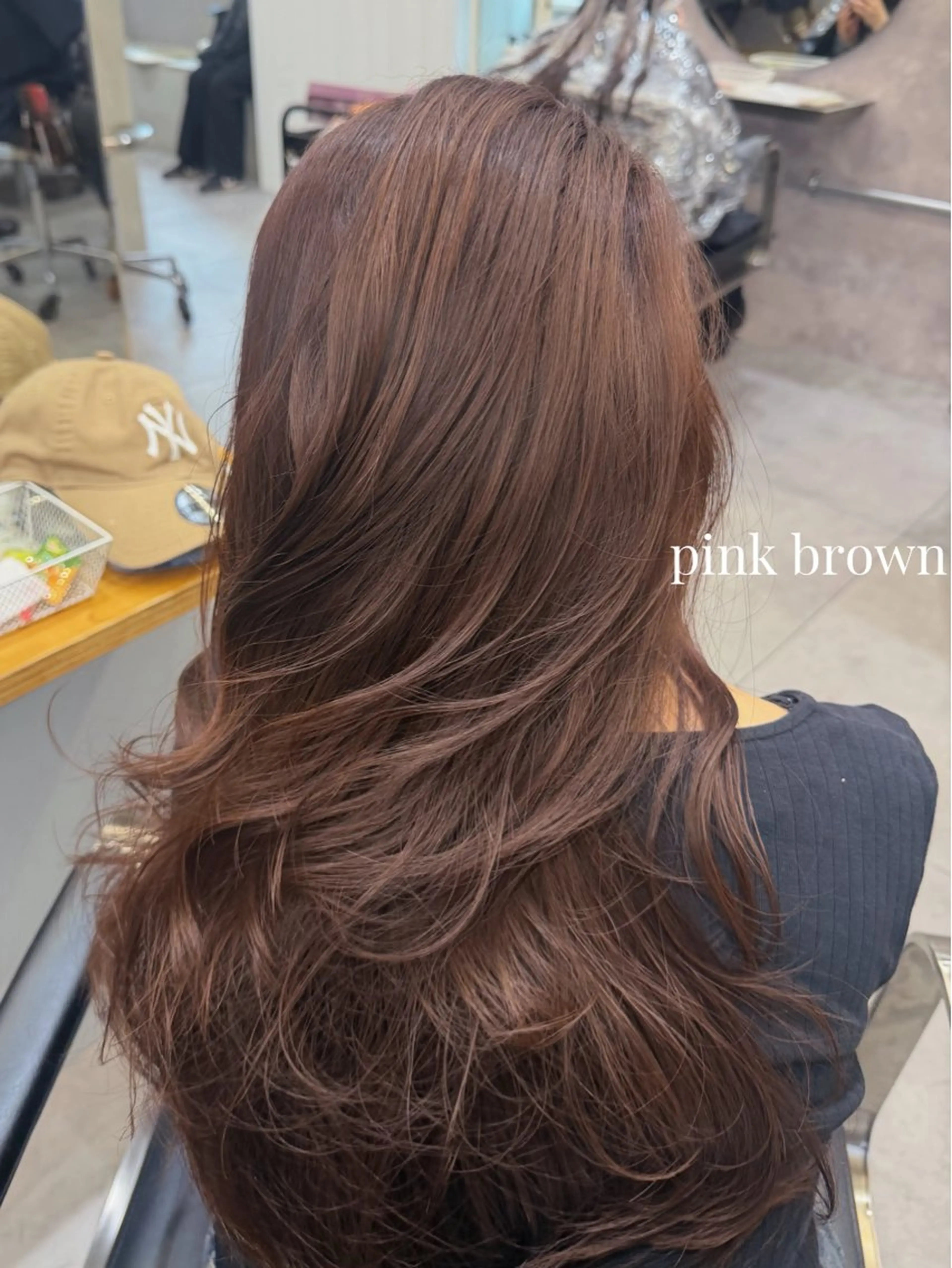 カラー ピンクカラー ヘアカラー Aya/大阪梅田 /艶カラーのヘアスタイル