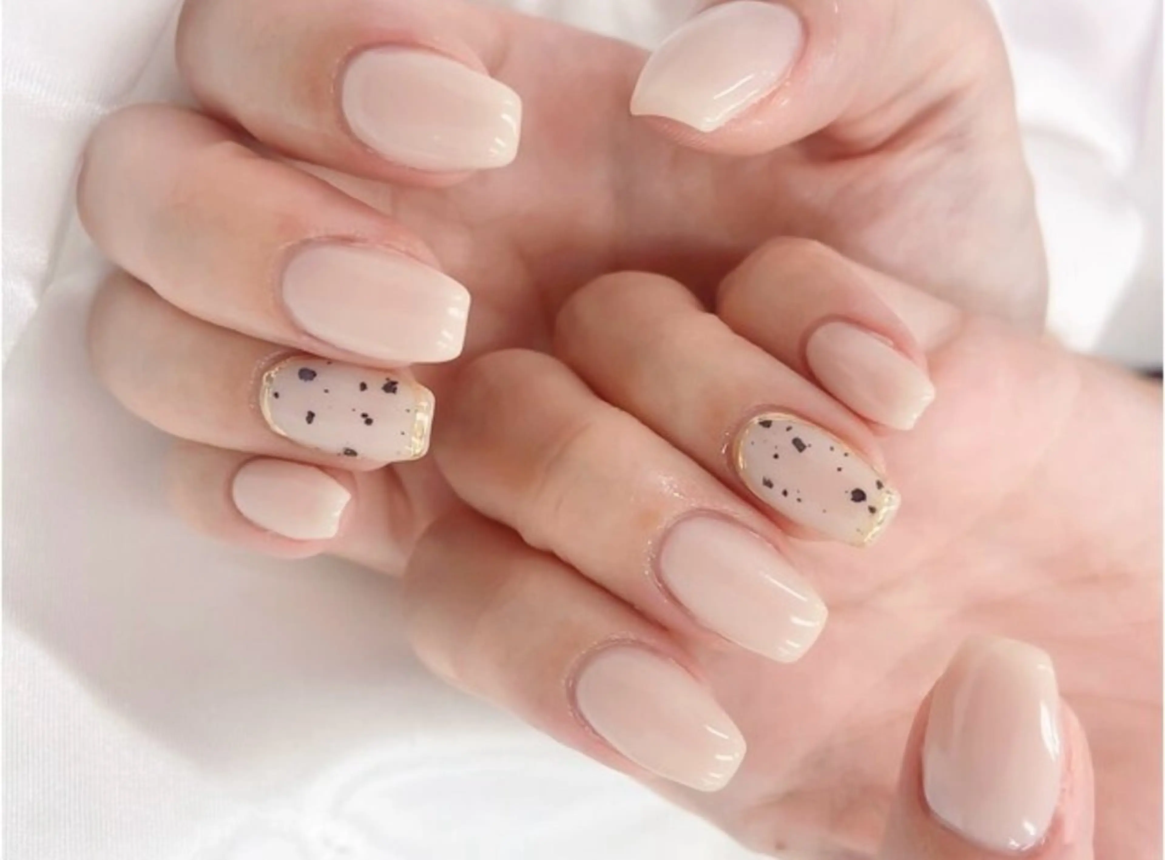 ネイル アートネイル チークネイル 長さ出し フットネイル ジェルネイル 山田 由奈のネイルデザイン