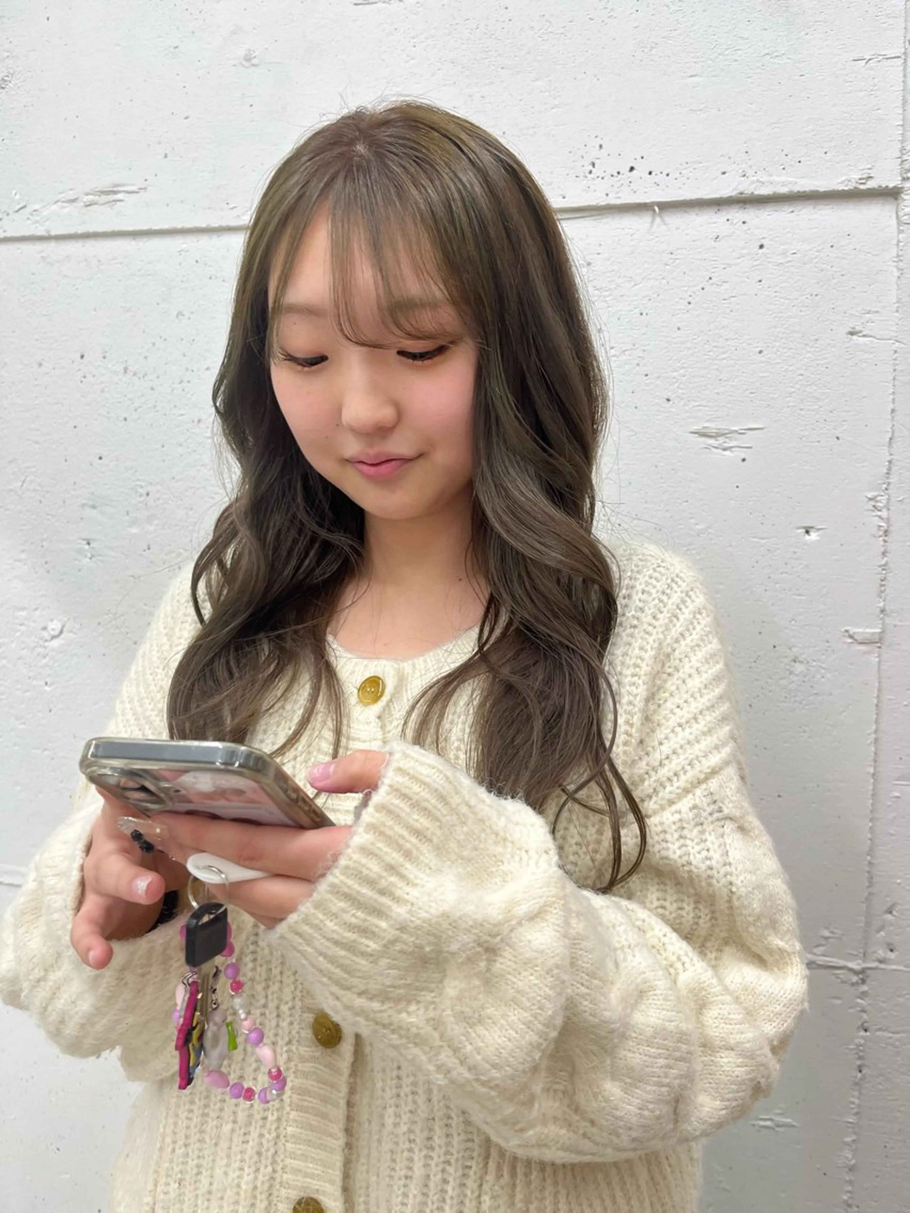 カラー ヘアカラー 綺音/ブリーチ /似合わせカットのヘアスタイル