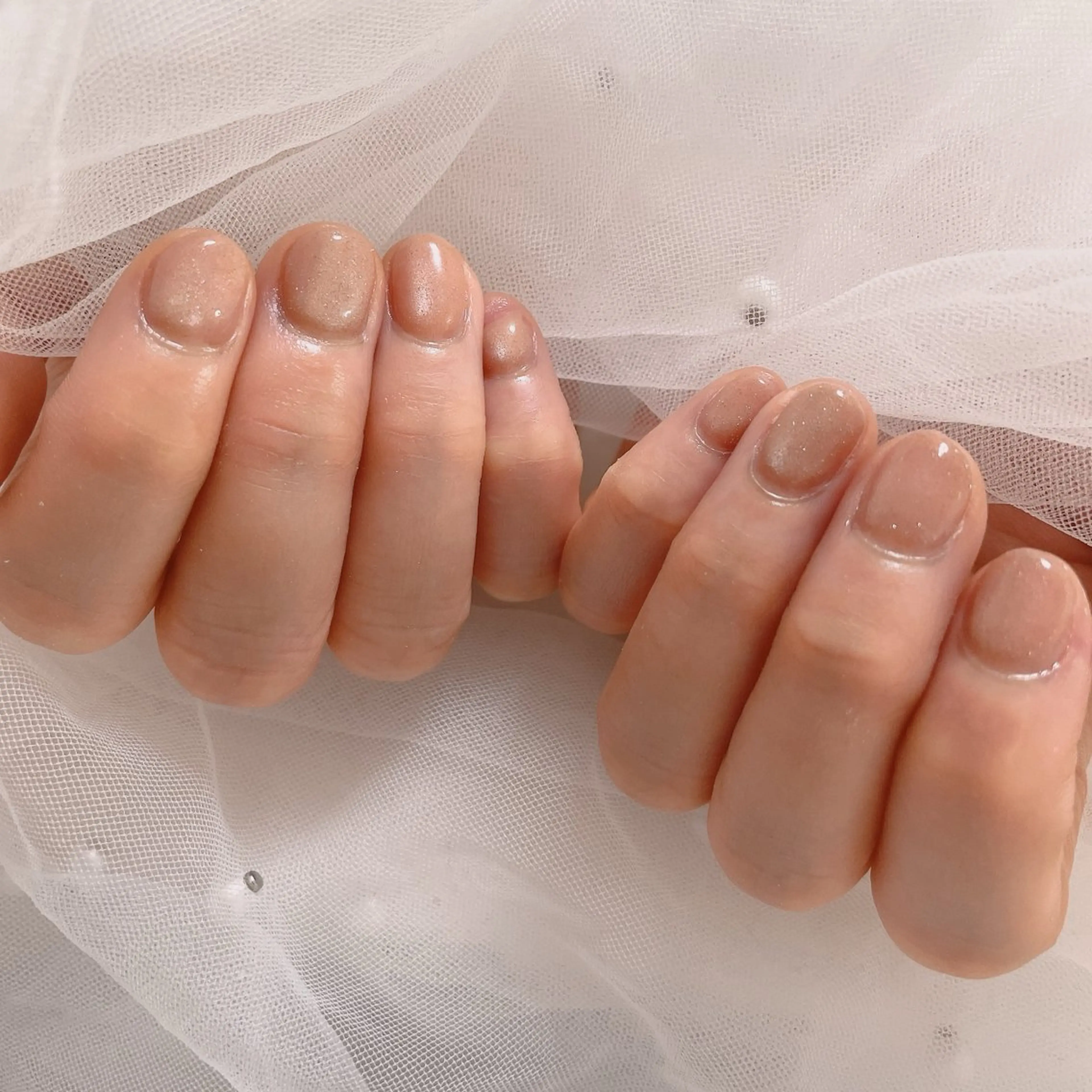 ネイル マグネットネイル オフィスネイル ショートネイル ハンドネイル ネイルサロン なっちゃん(古千谷)のネイルデザイン