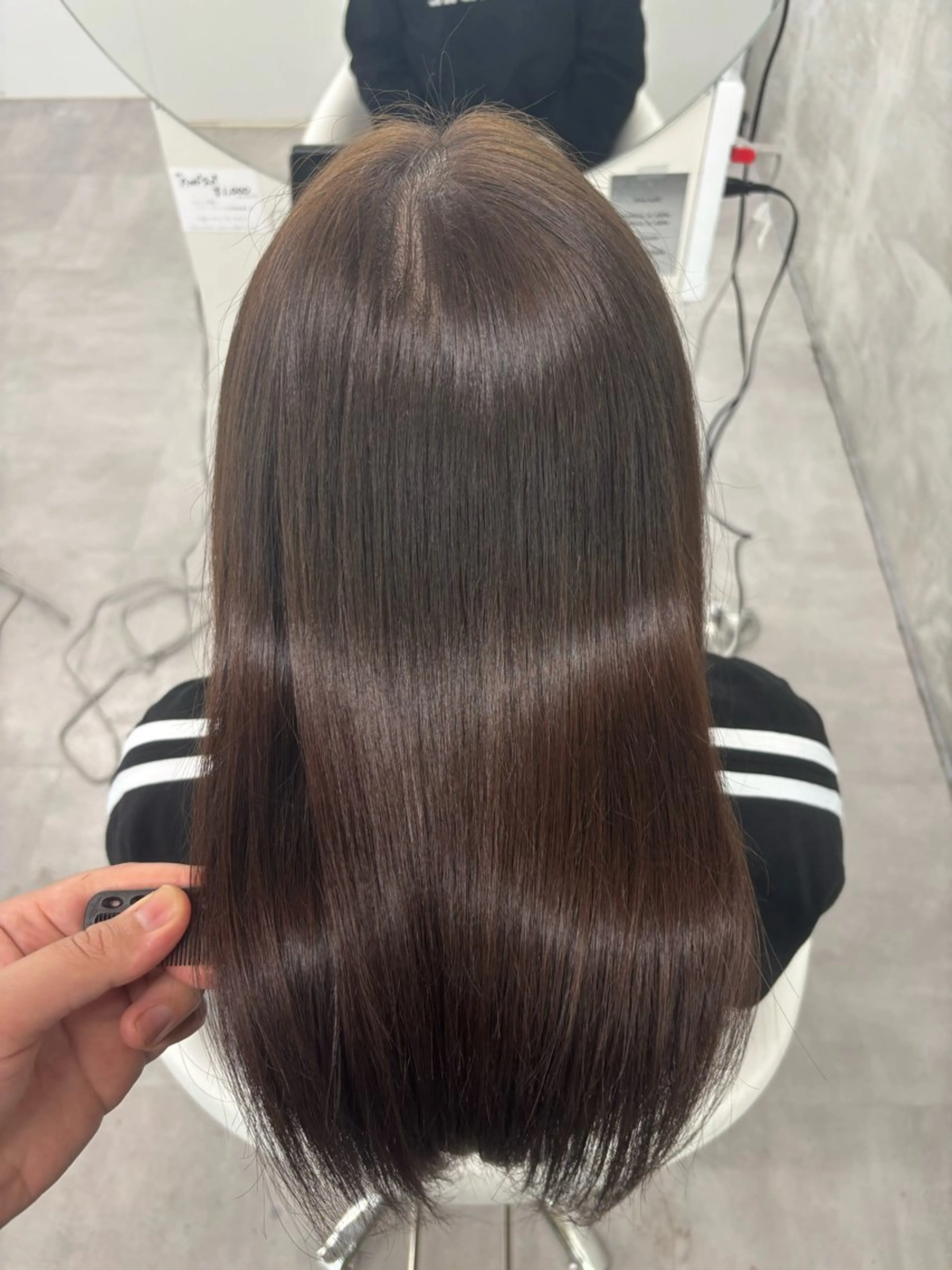 ロング カラー カット ヘアカラー トリートメント door white hideのヘアスタイル