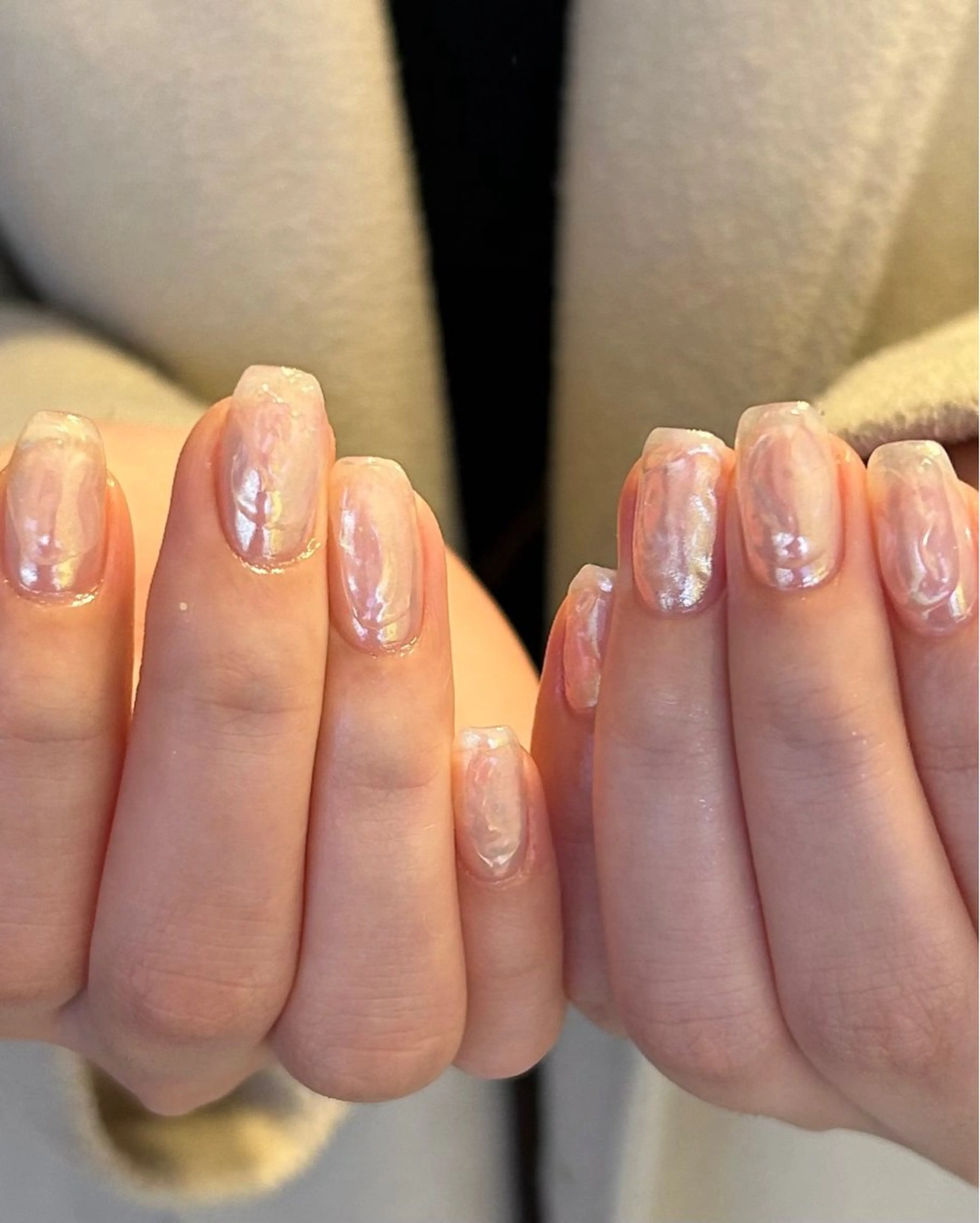 ネイル ニュアンスネイル 春ネイル プライベートサロン etelüのネイルデザイン