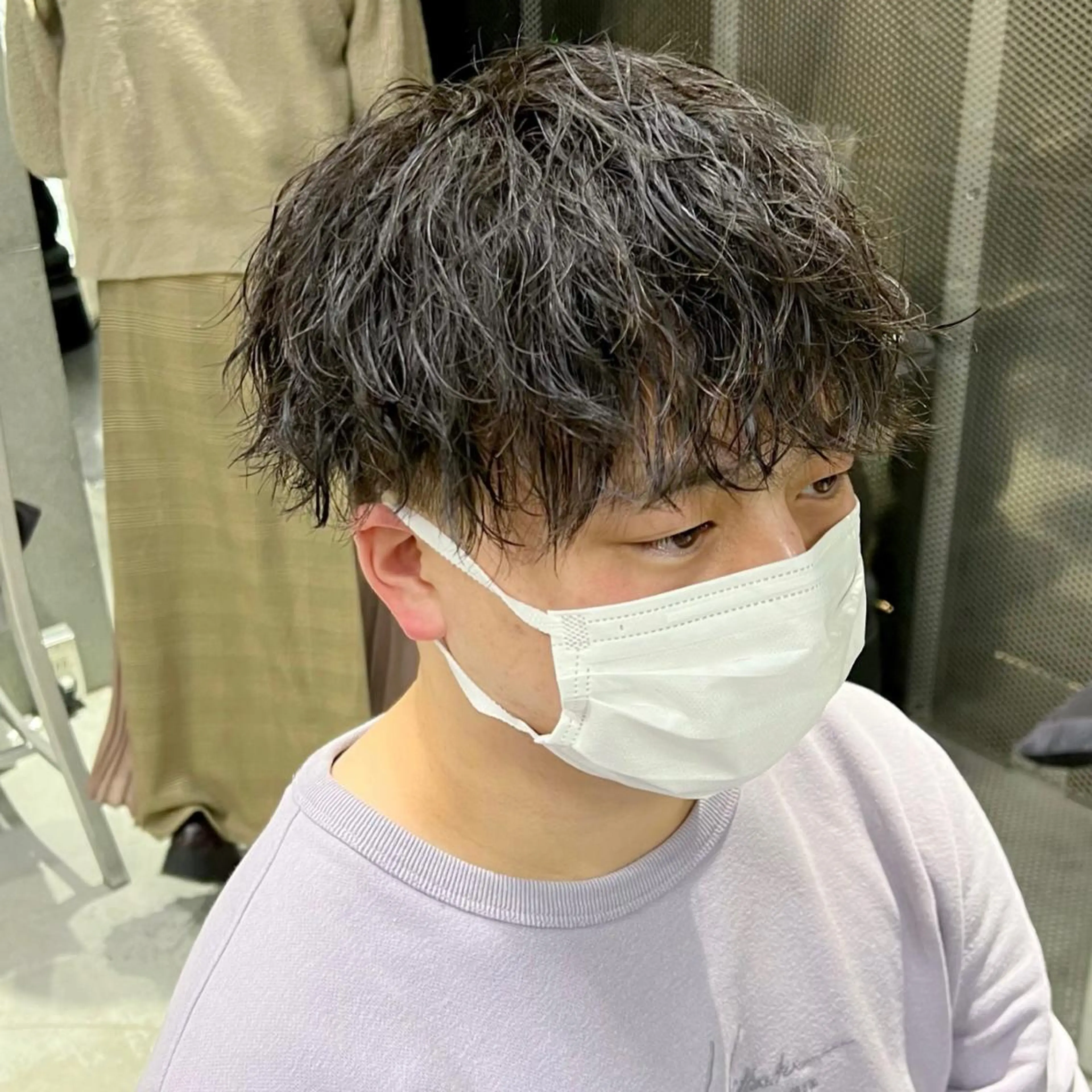 ショート パーマ メンズ マッシュ カット パーマ Rea men's 原宿所属・藤井優大 店舗異動しましたのその他イメージ